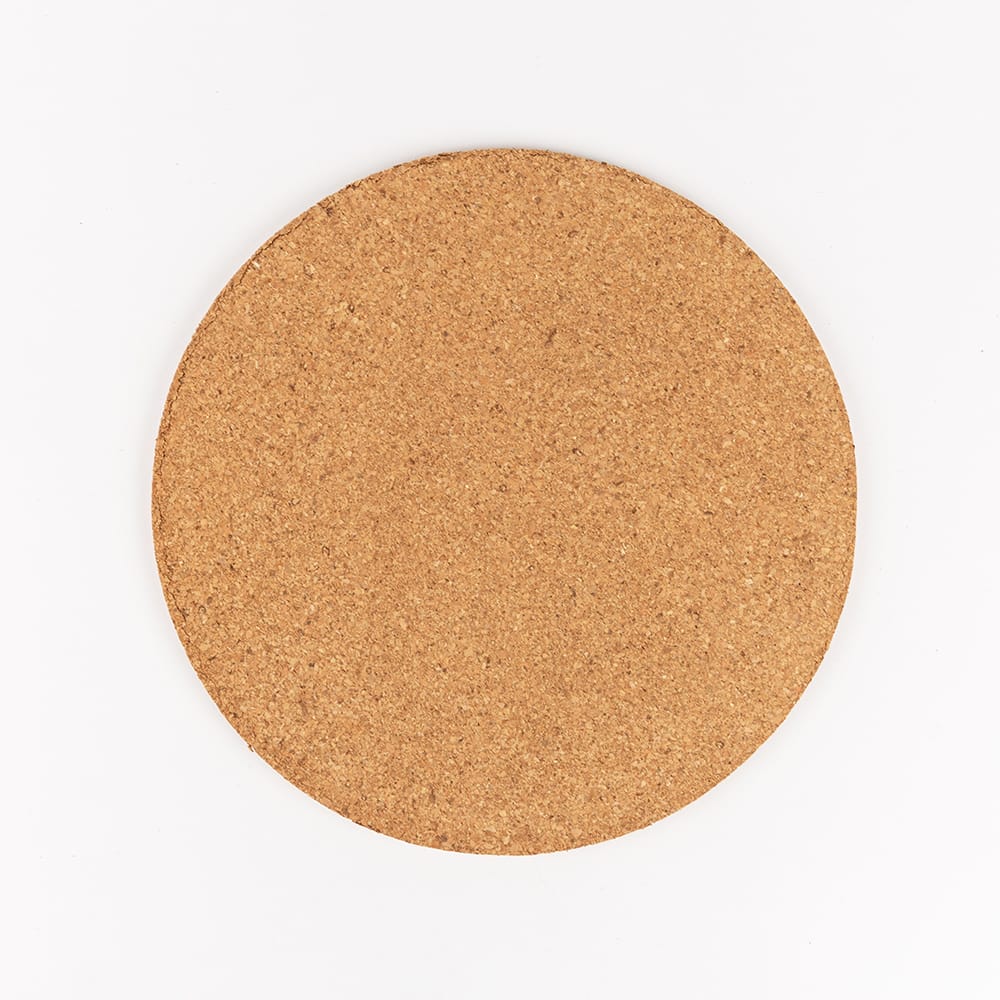 Set de 3 salvamanteles de corcho 19cm