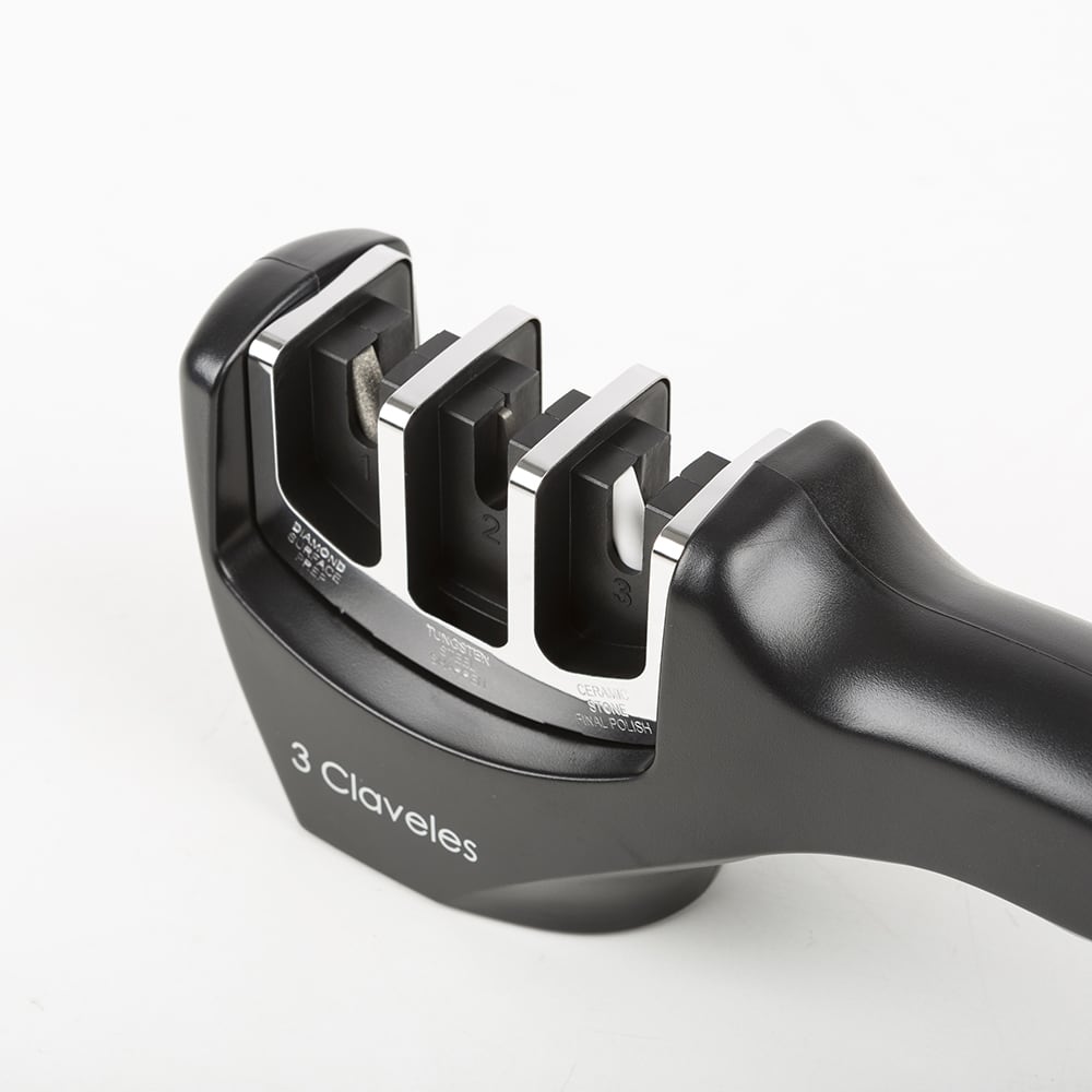 Afilador cuchillos 3 pasos
