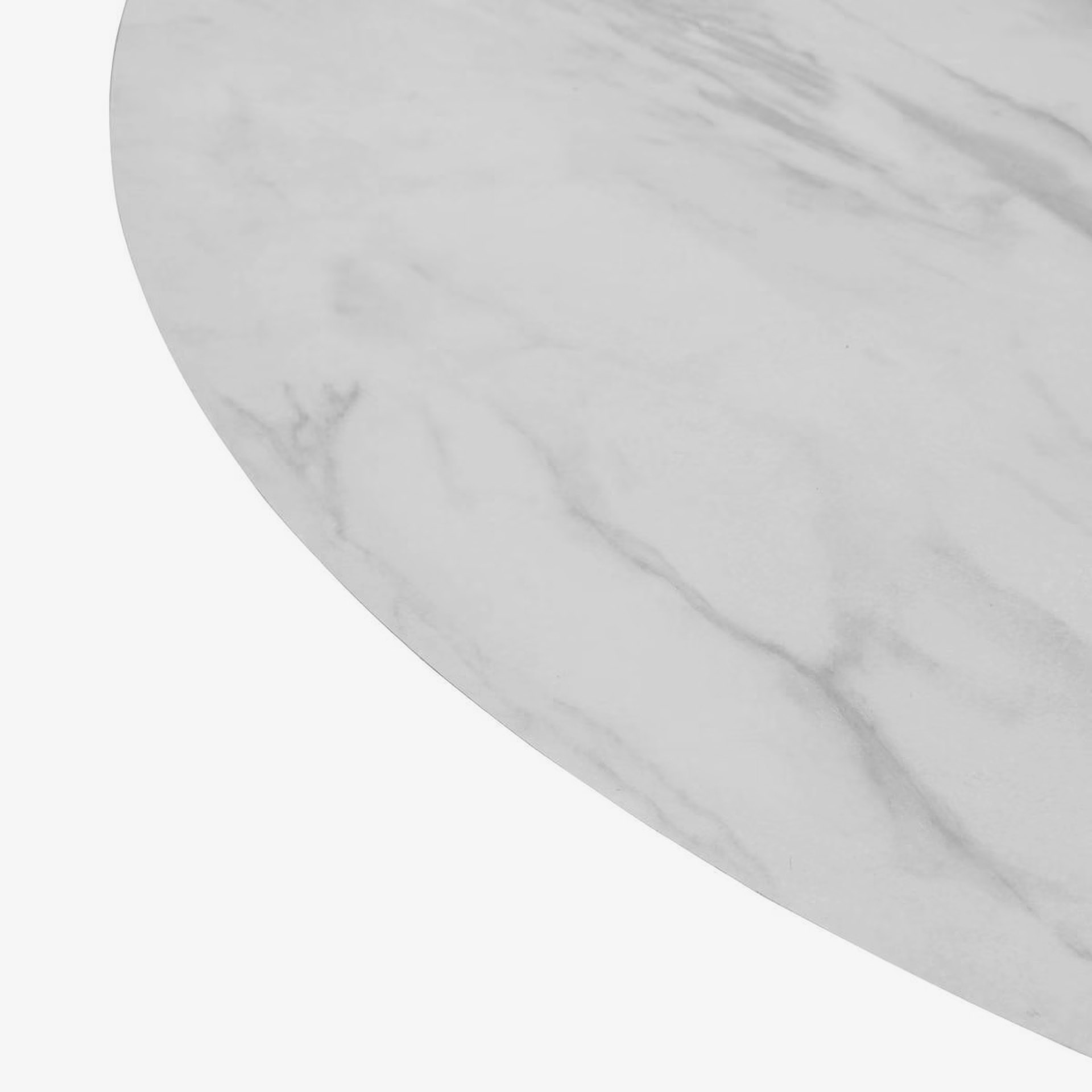 Mesa de comedor blanca de madera Uren &Oslash;120cm
