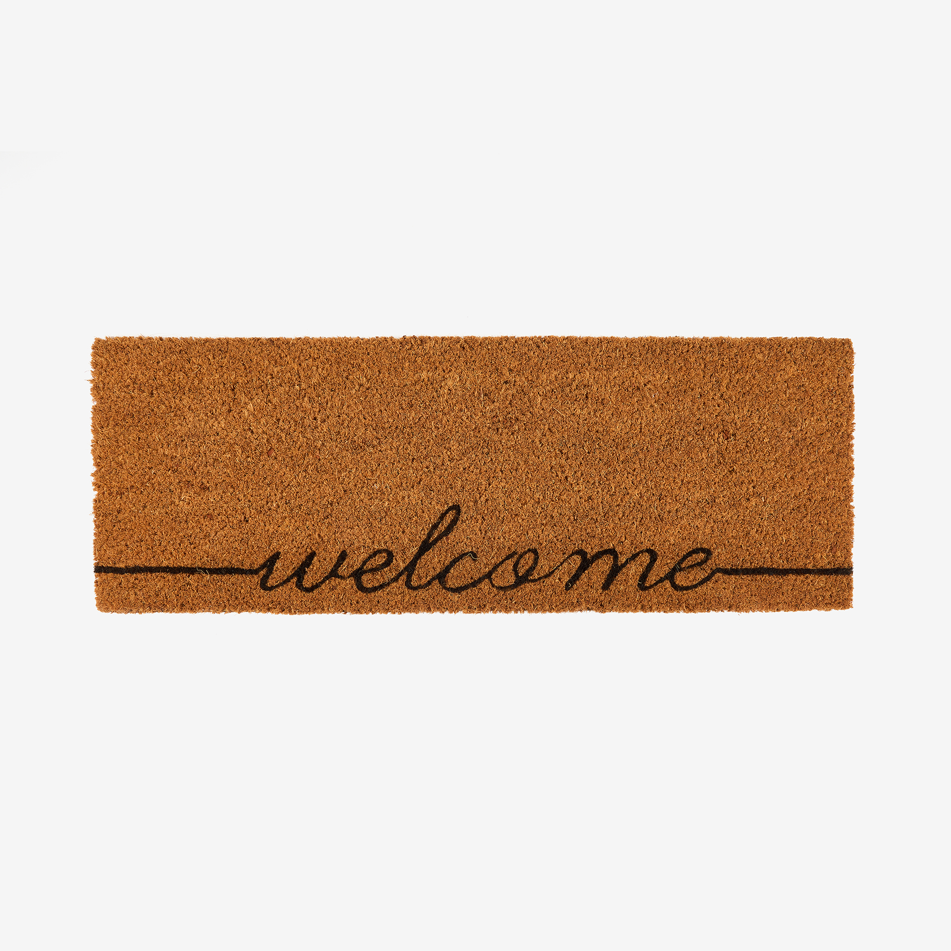 Felpudo de fibra coco Welcome 70x25cm
