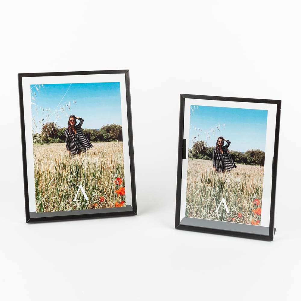 Marco de fotos de metal negro 13x18/15x20cm