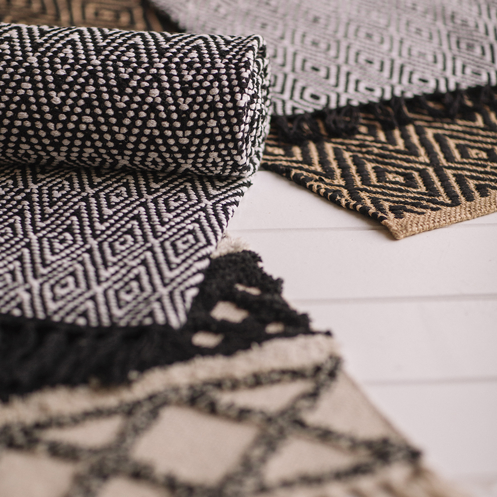 Alfombra de algod&oacute;n Diamond 140x200cm