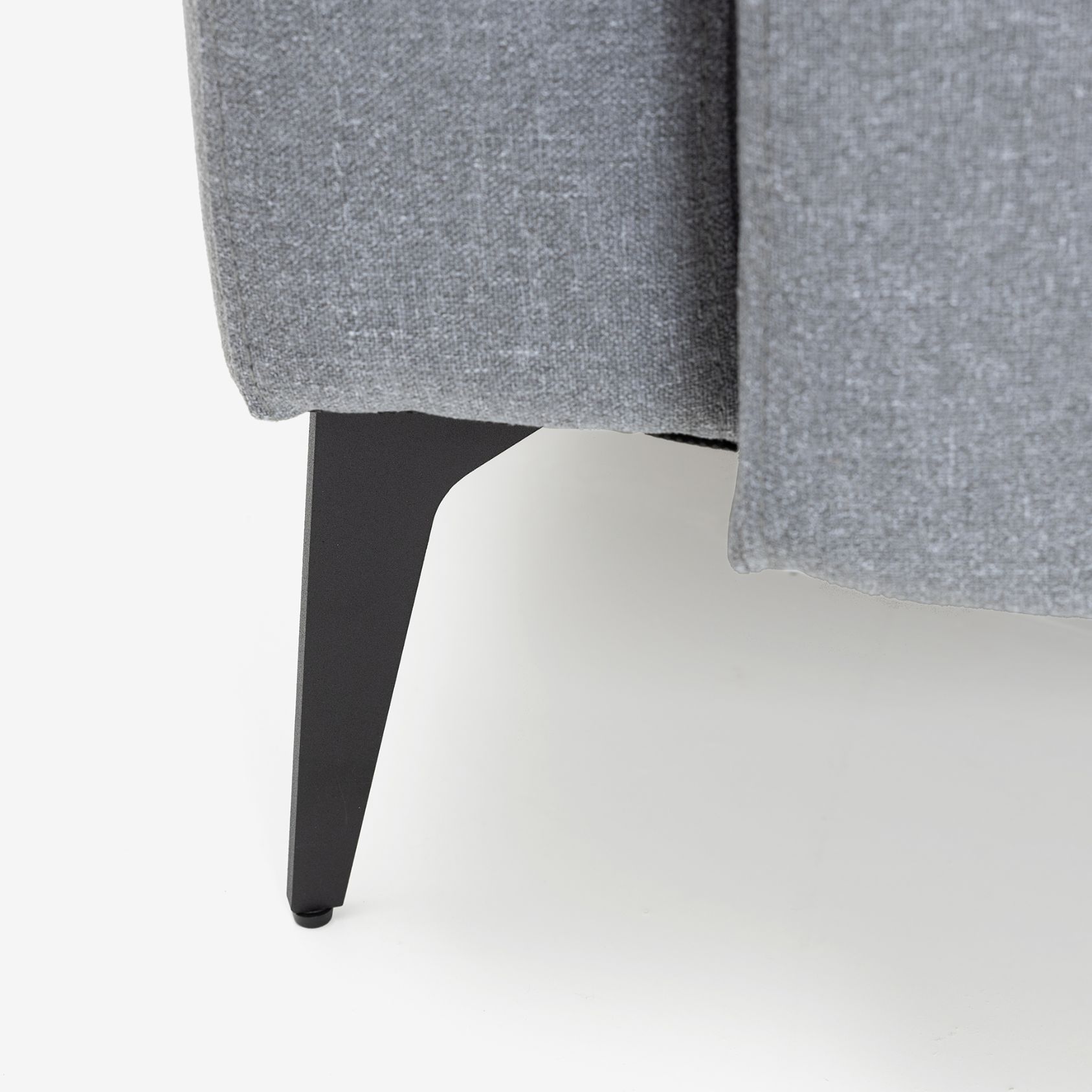 Sofá de 3 plazas gris Milka 201x81cm