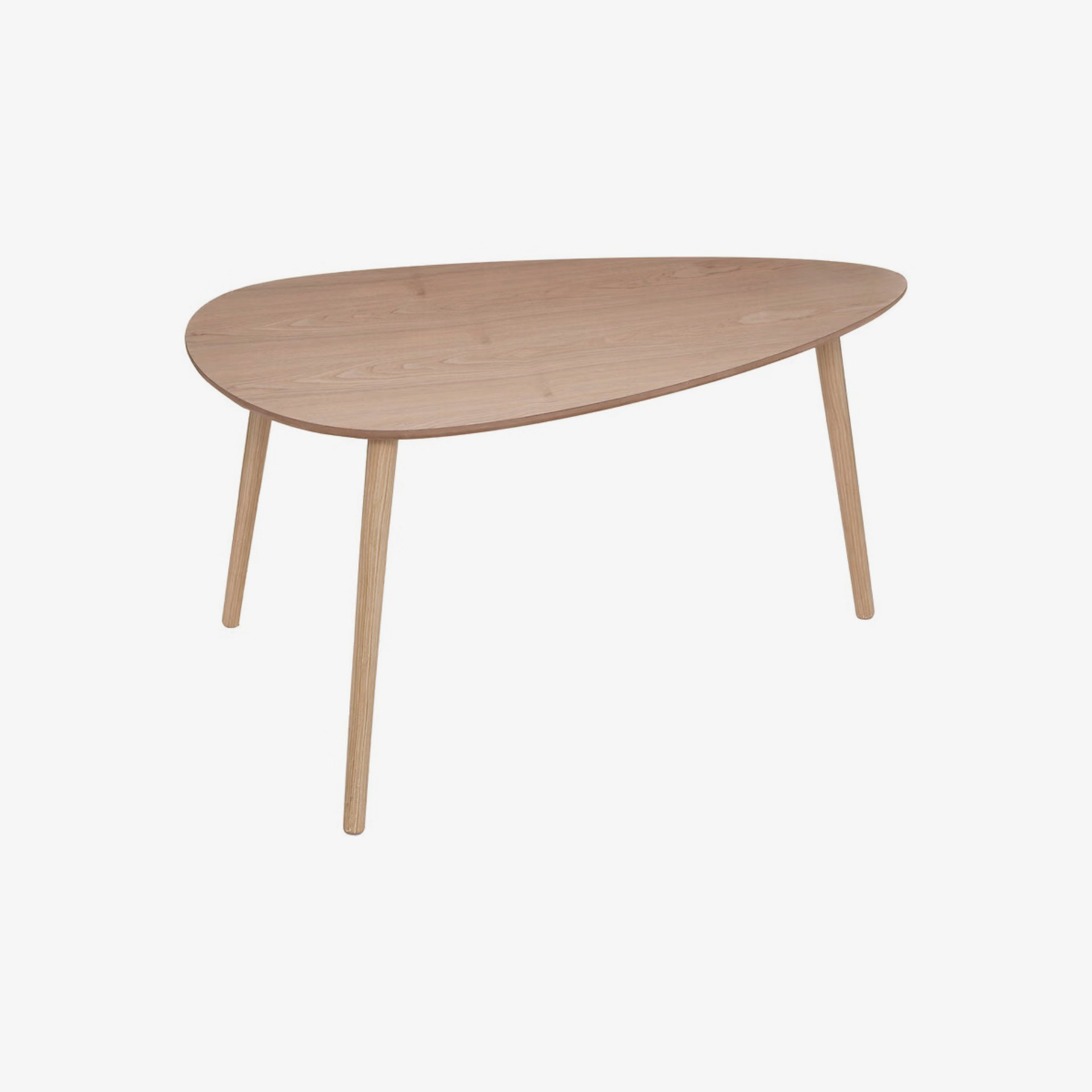 Set de 2 mesas nido bajas de madera Urel
