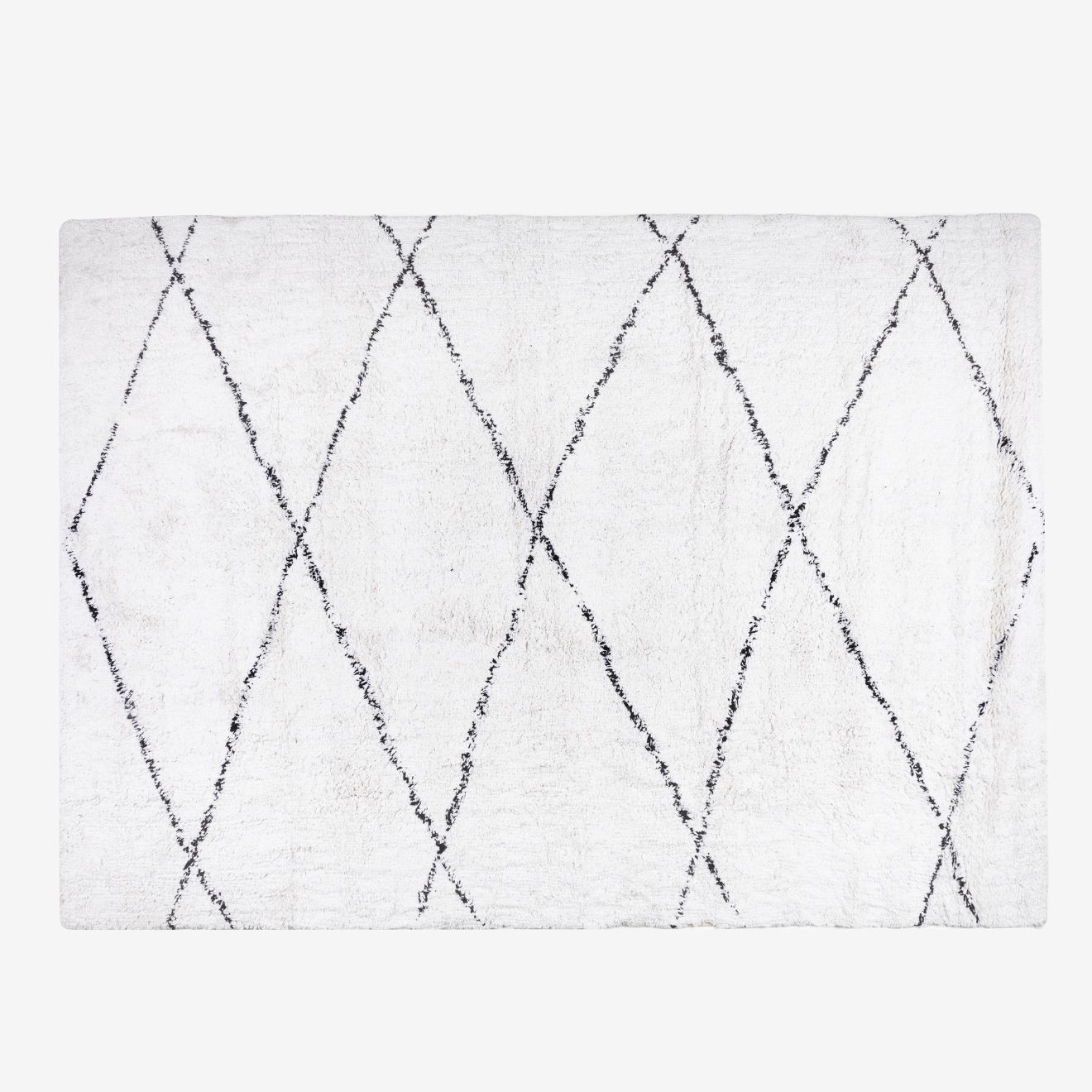 Alfombra de algodón Rombos 150x200cm