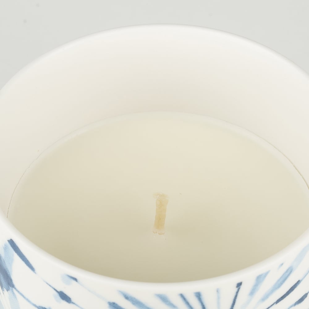 Vela arom&aacute;tica rosa y albaricoque en vaso 320g