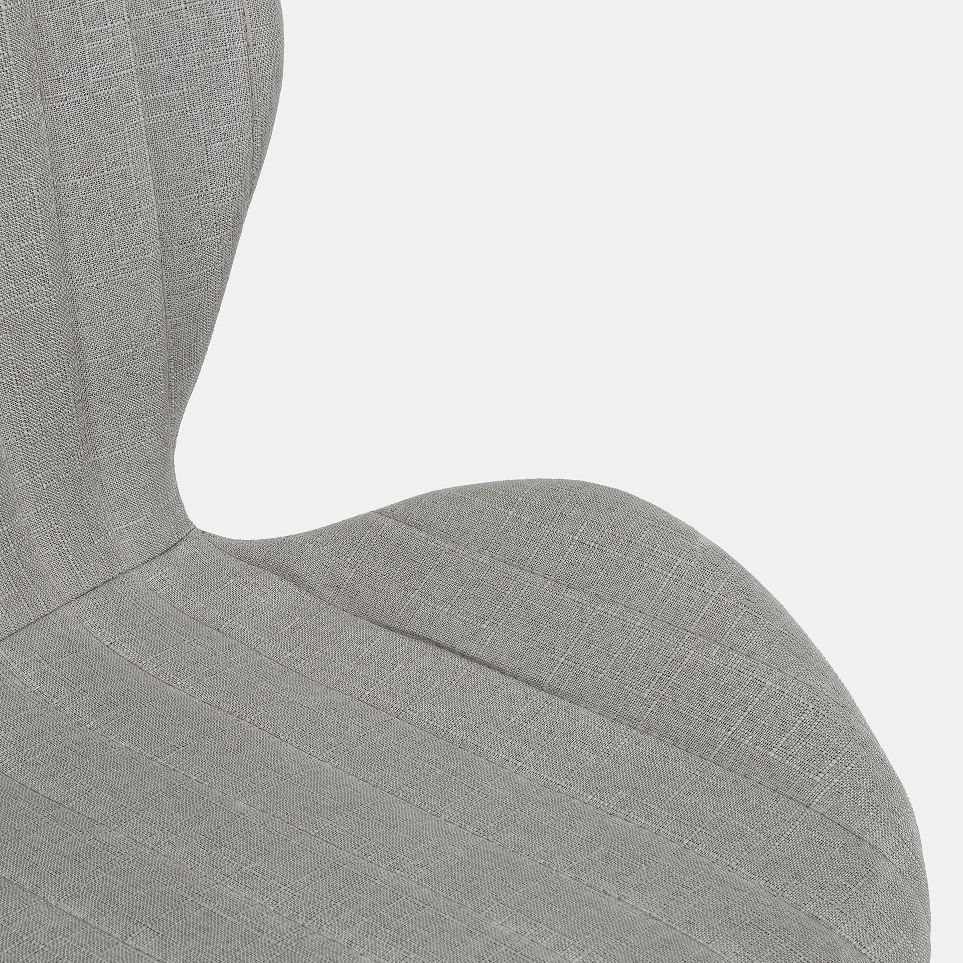 Silla de comedor gris Lydia 54x50x86cm Clau&Chloe