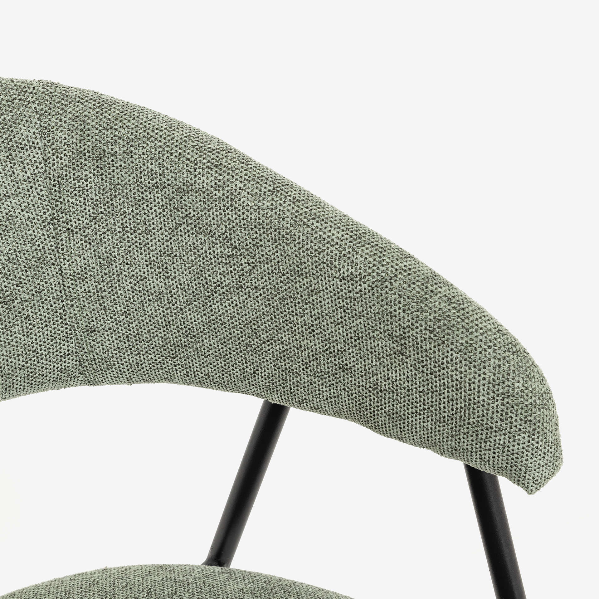 Silla de comedor verde Linda 55x57x82cm Clau&Chloe