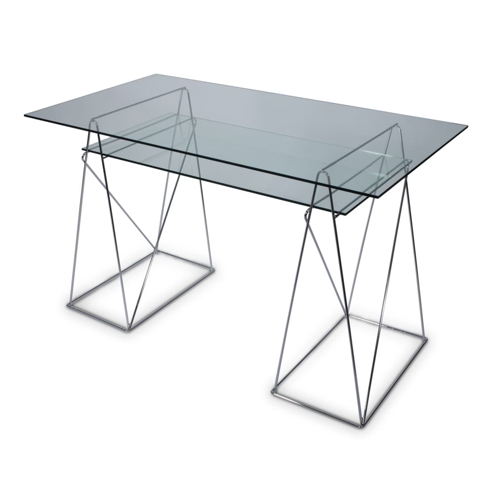 Mesa de escritorio de cristal Office 130x70x72cm