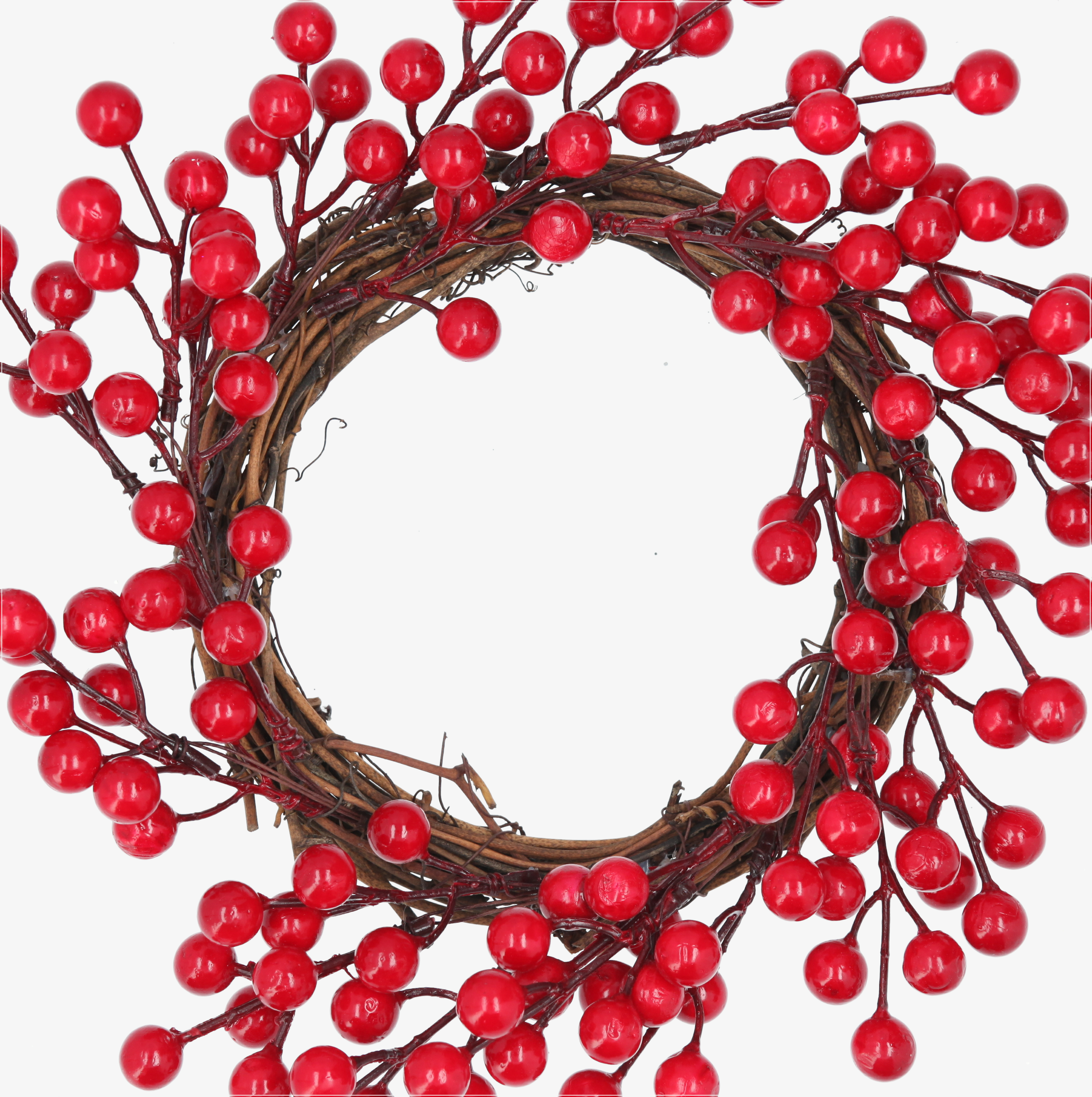 Anillo para vela de frutos rojos 30cm