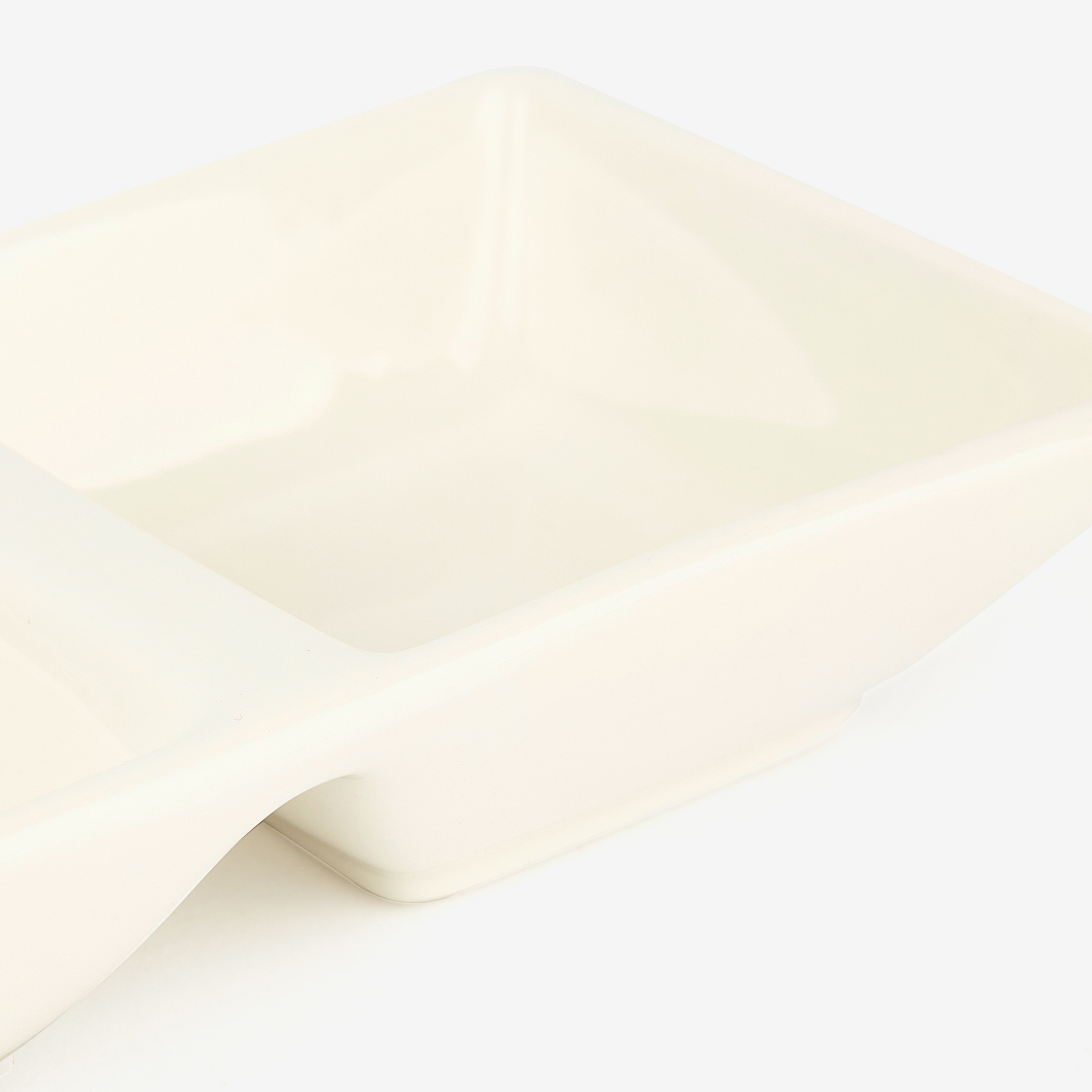 Plato de porcelana para aperitivos 15x7cm