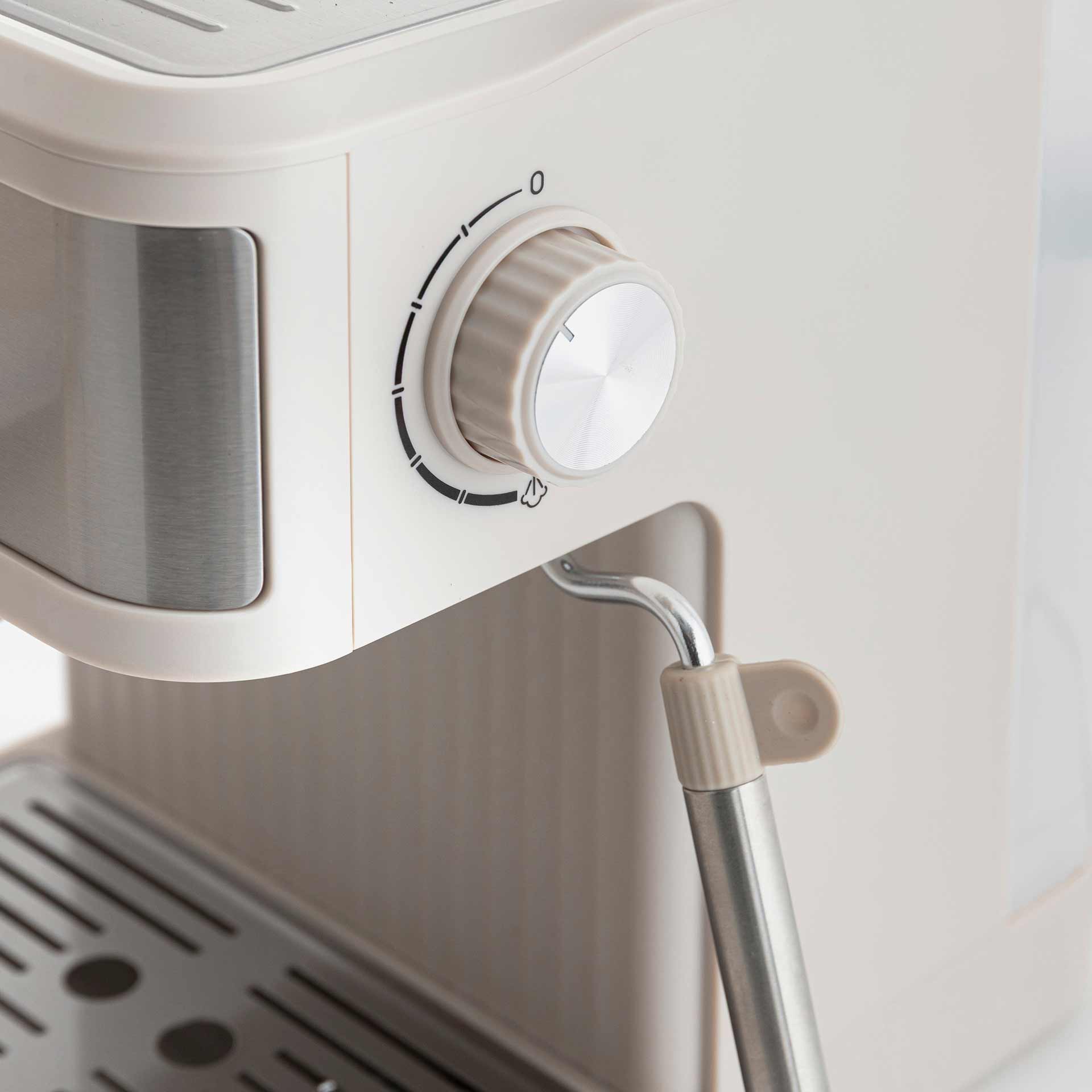 Cafetera expresso 20 bares beige Bruma