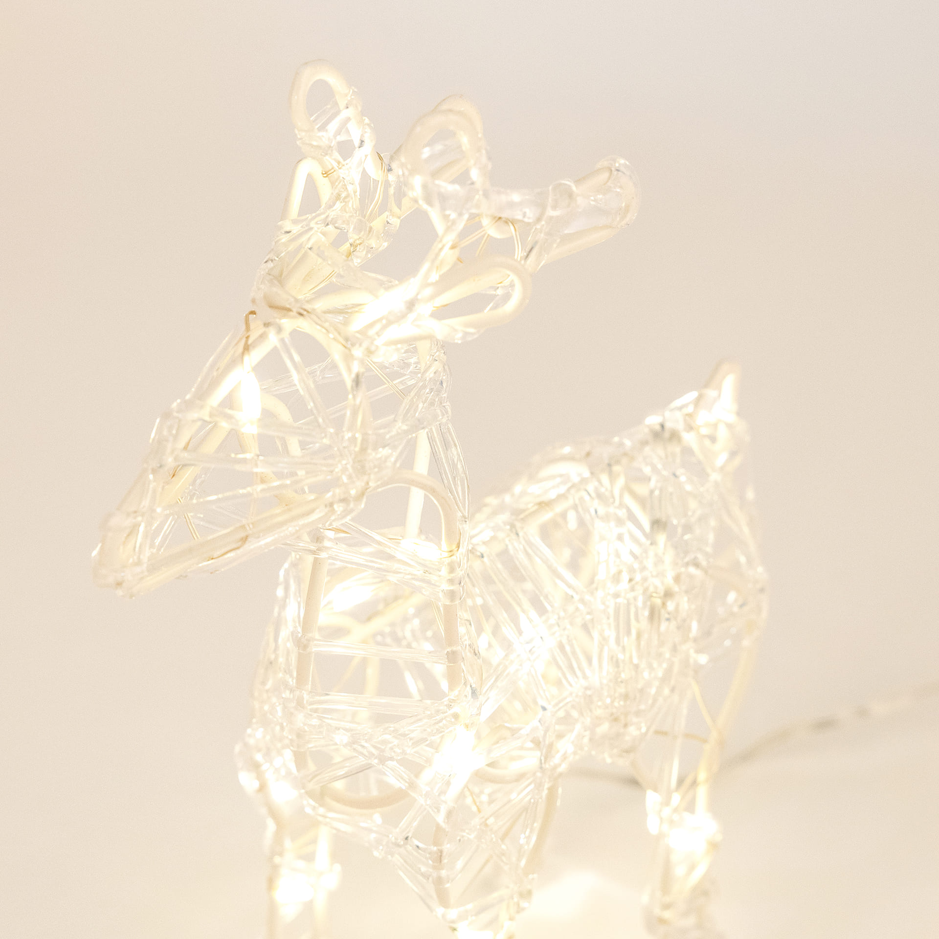 Figura decorativa con luz LED Reno 20cm