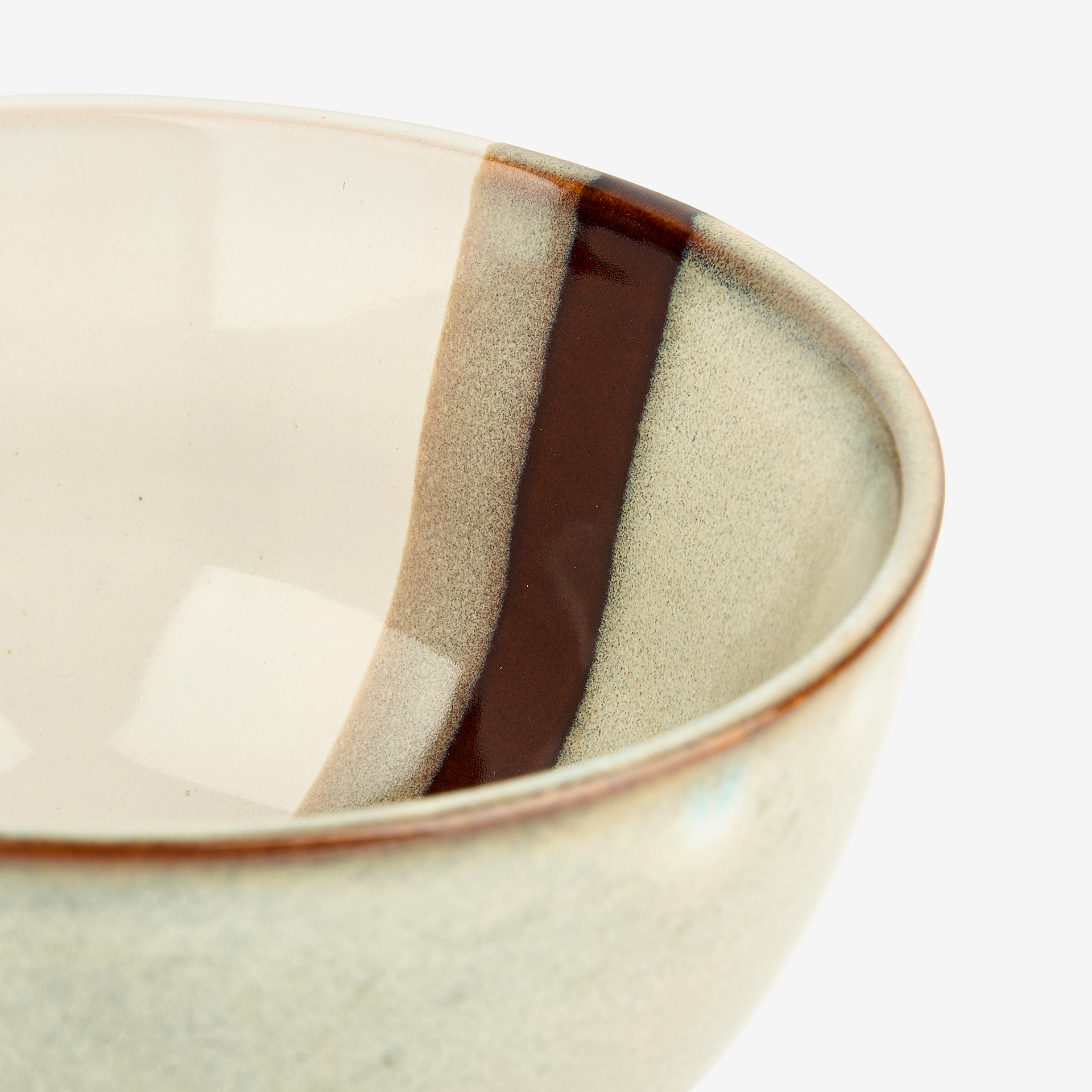 Bol de cerámica beige Sotres 69cl Ø14cm