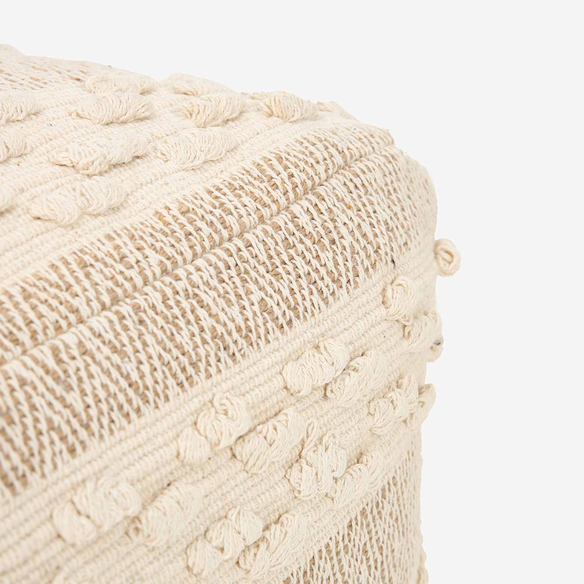 Puf beige Vatico 45x45x35cm