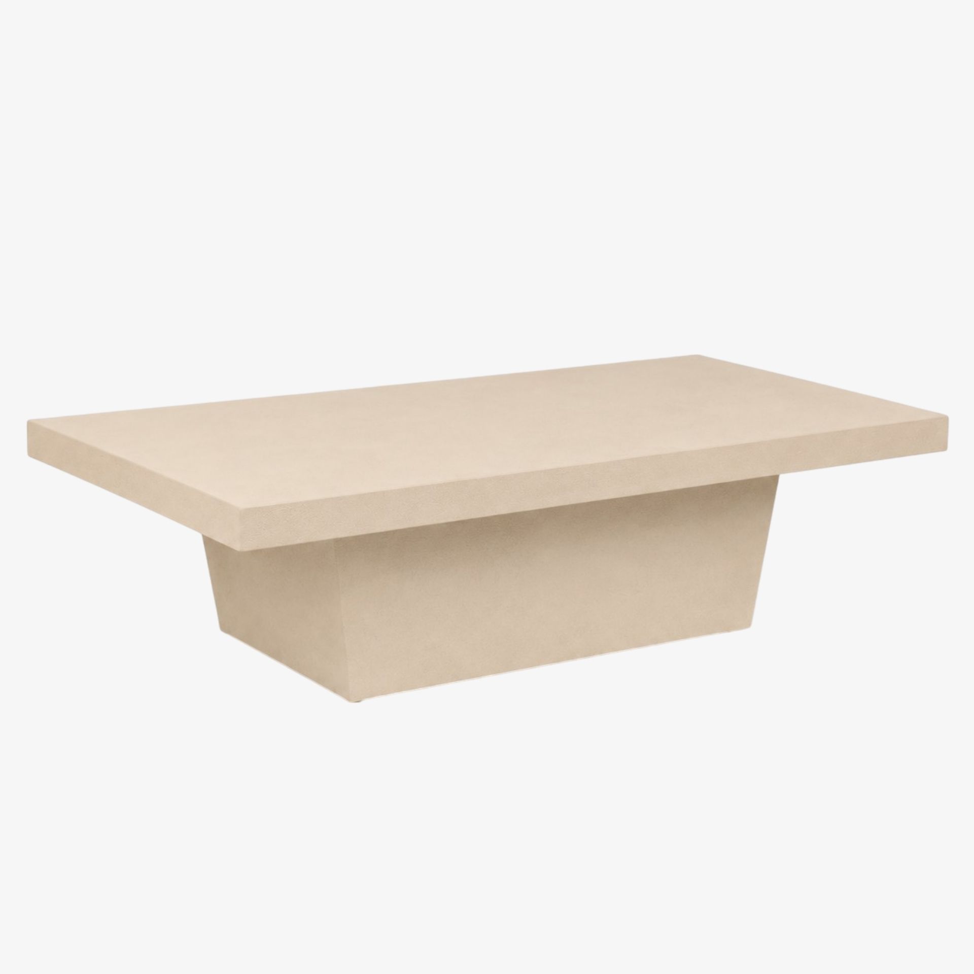 Mesa de centro microcemento Kurli 120x65x40cm Clau&Chloe