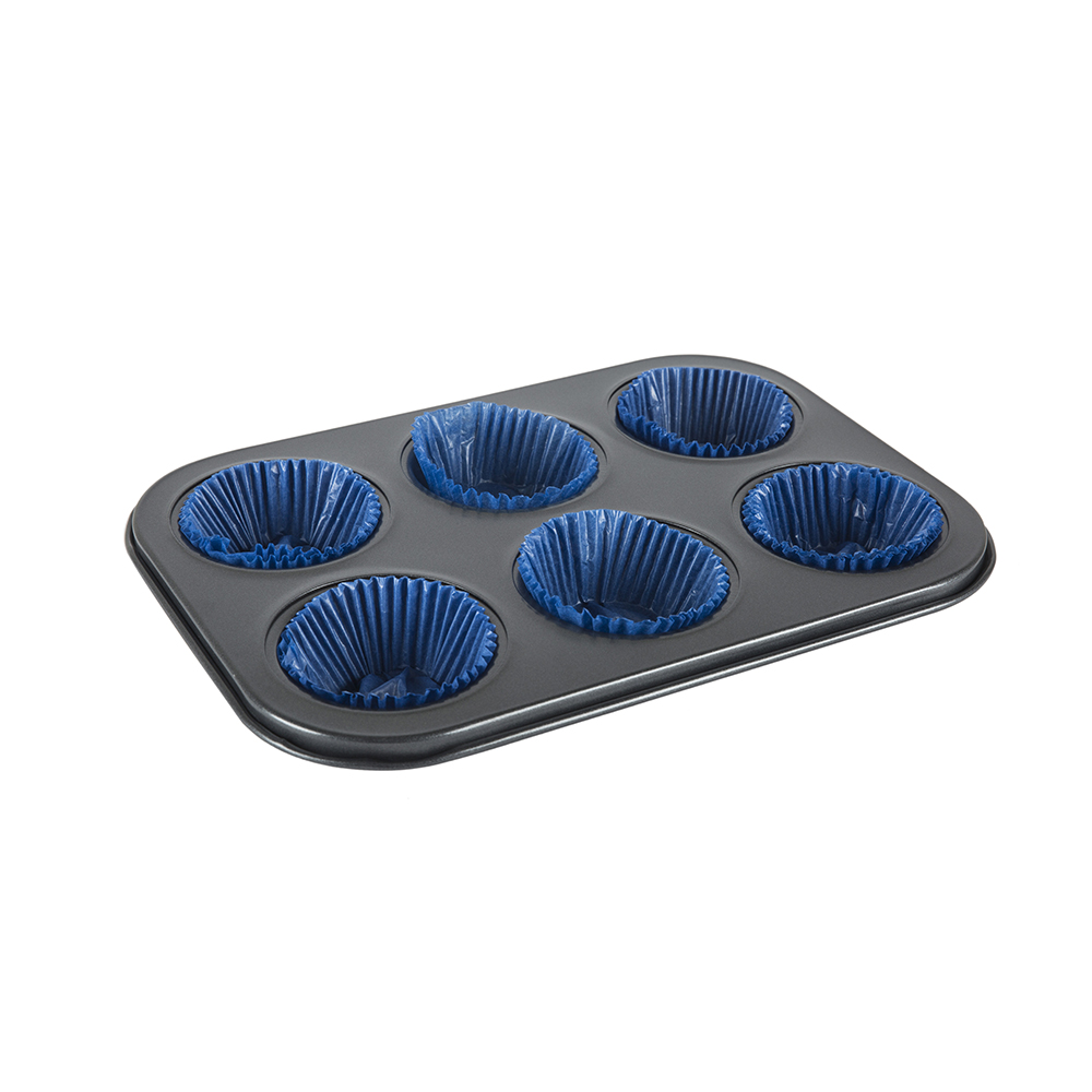 Molde 6 Muffin Sweet Grey 27x19cm