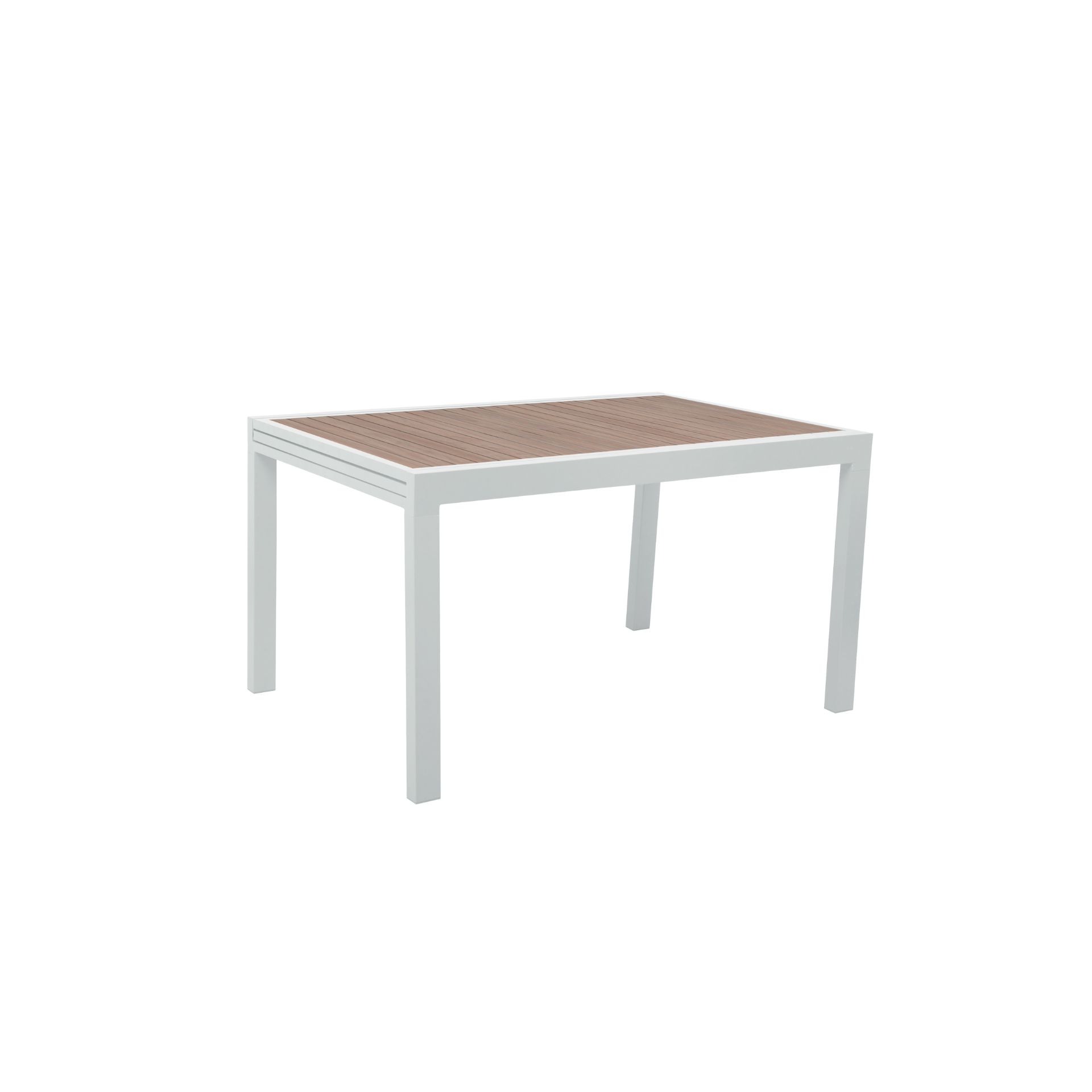 Mesa de jard&iacute;n extensible de aluminio Anafe 135/270x90x75cm