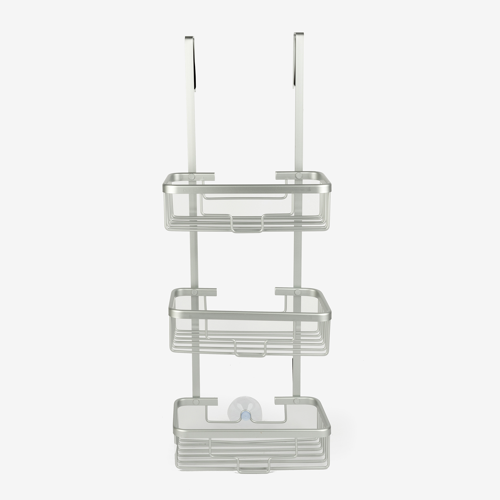 Estante de baño de aluminio Loa 23x13x61cm