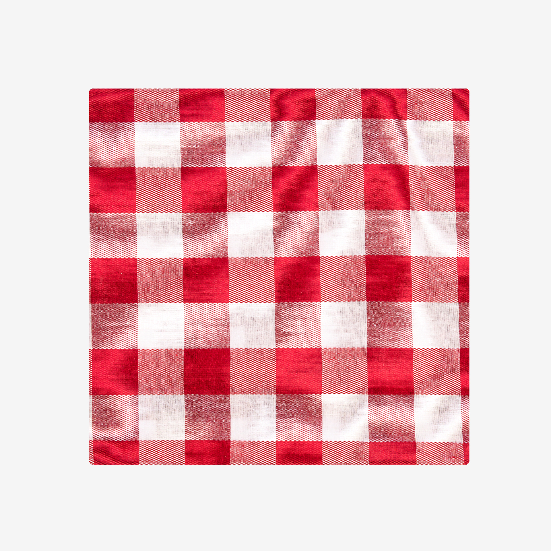 Mantel Vichy rojo 140x250cm