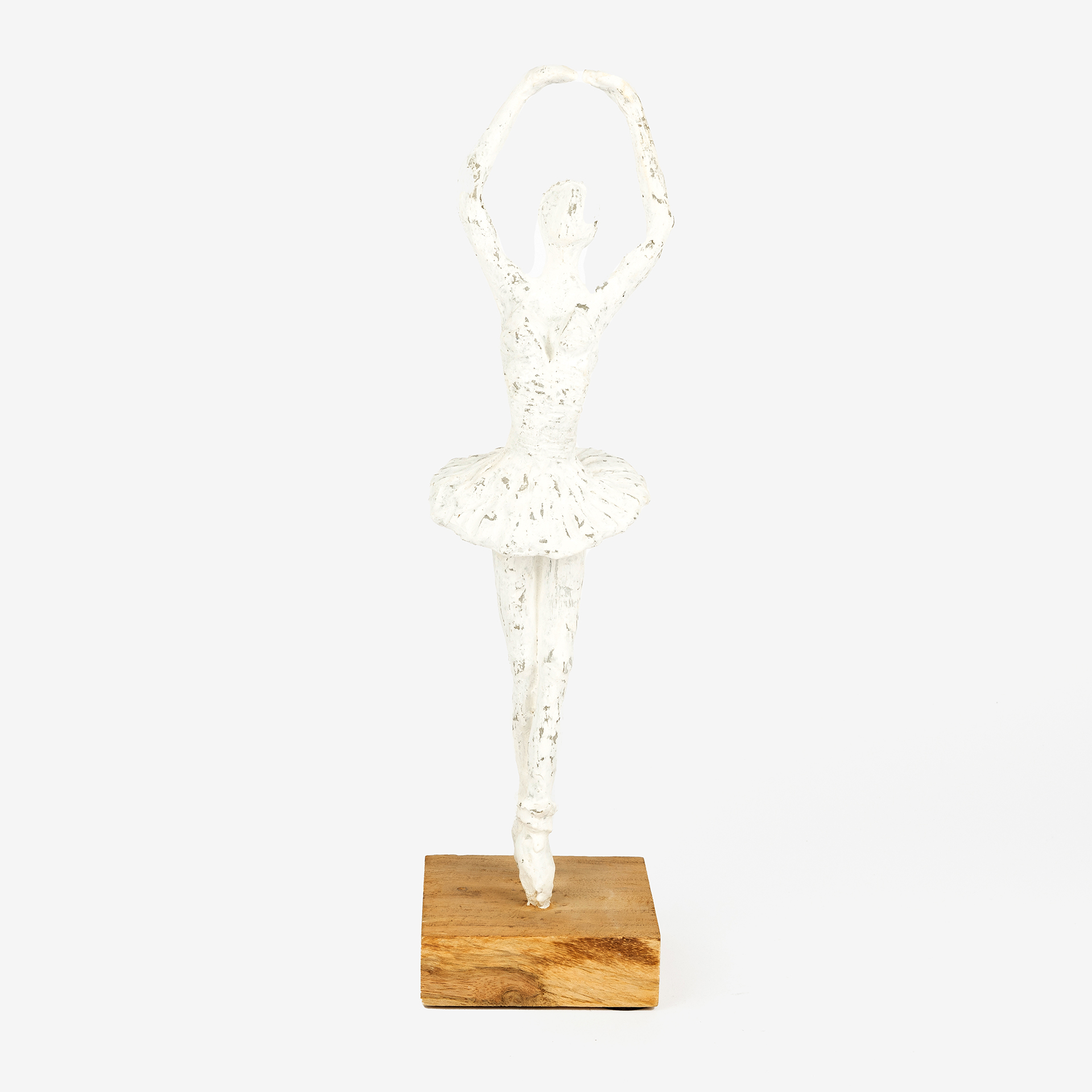 Figura decorativa de madera de mango bailarina Quinta 41cm