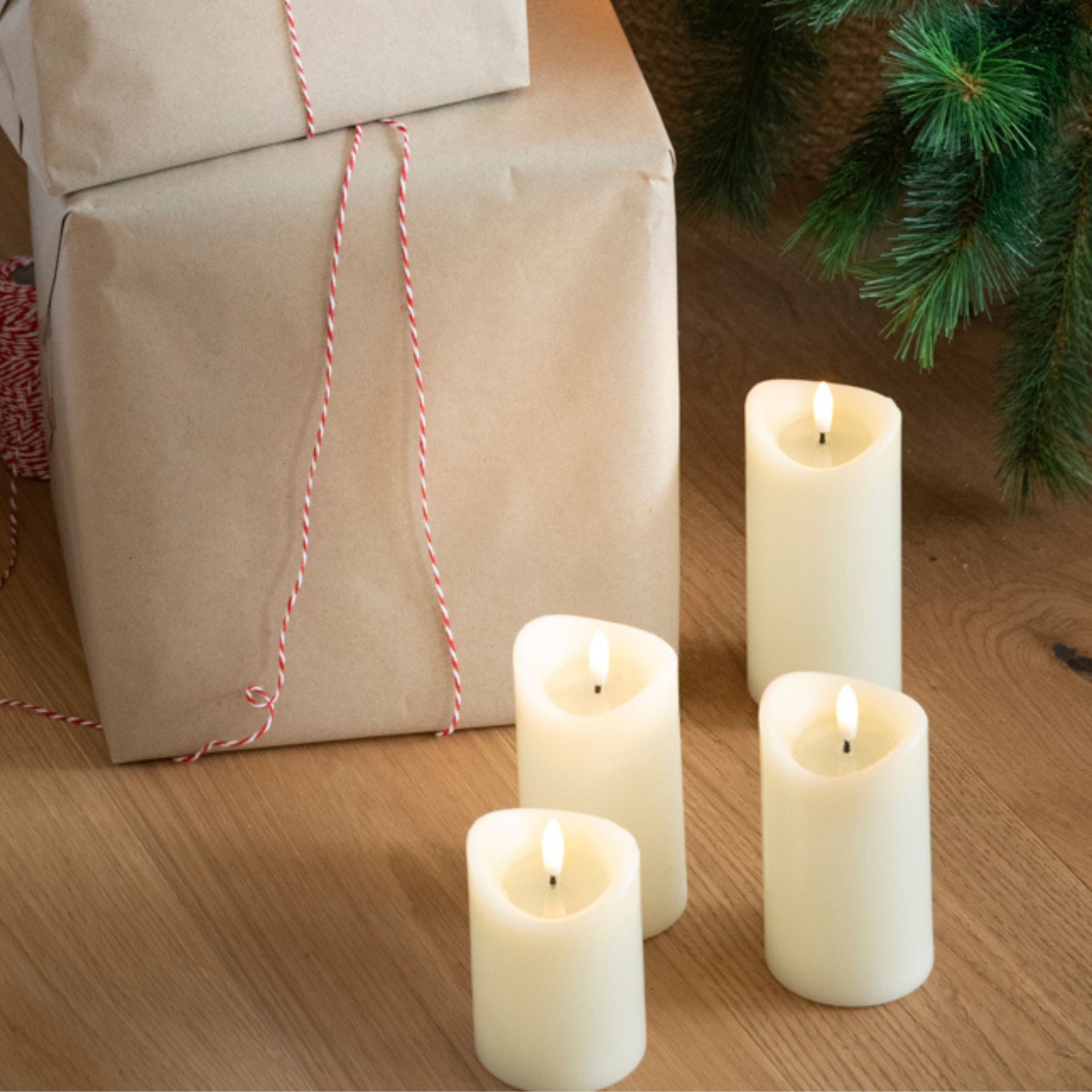 Vela LED Ivory 9x15cm