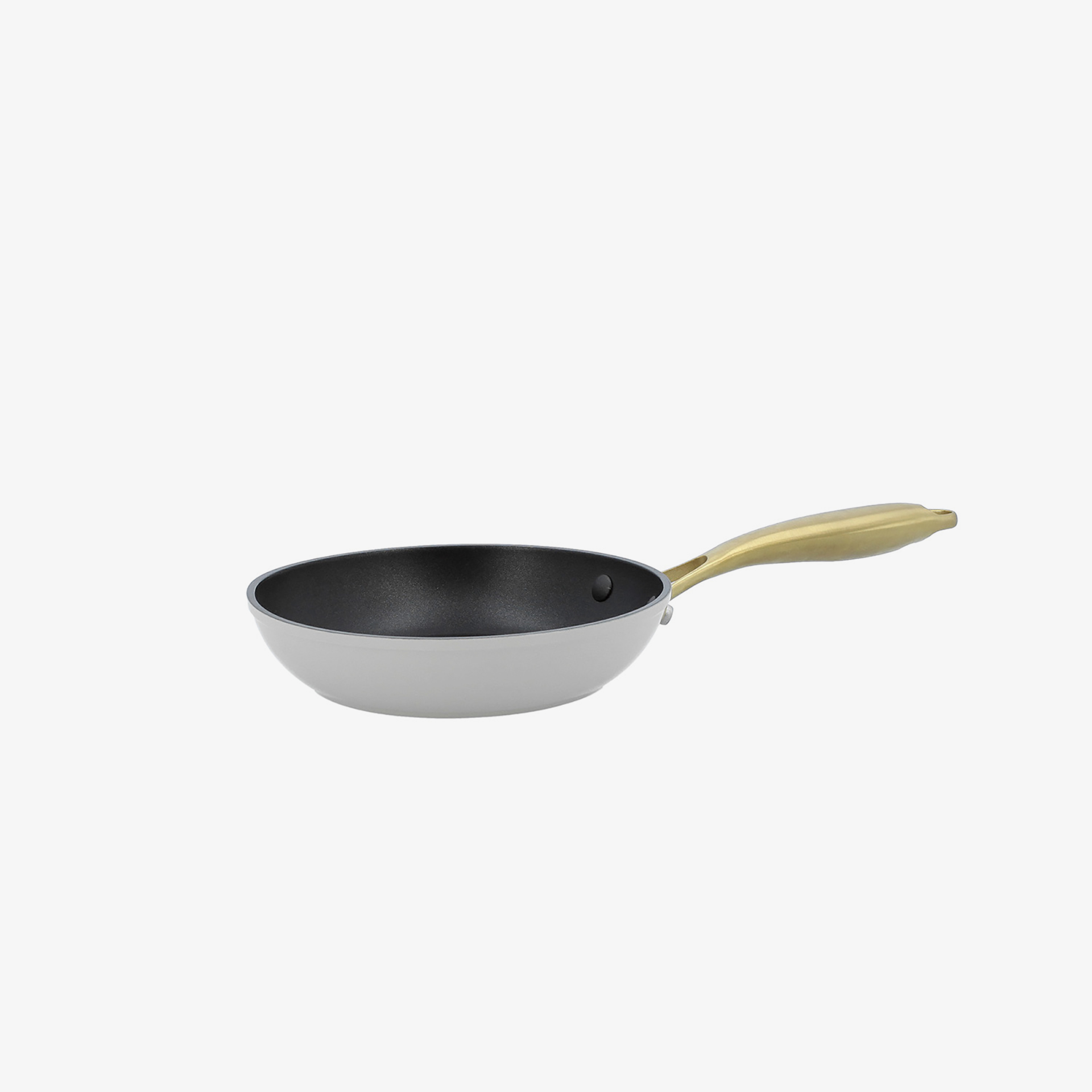 Sart&eacute;n gris claro de aluminio forjado Bruma 20cm