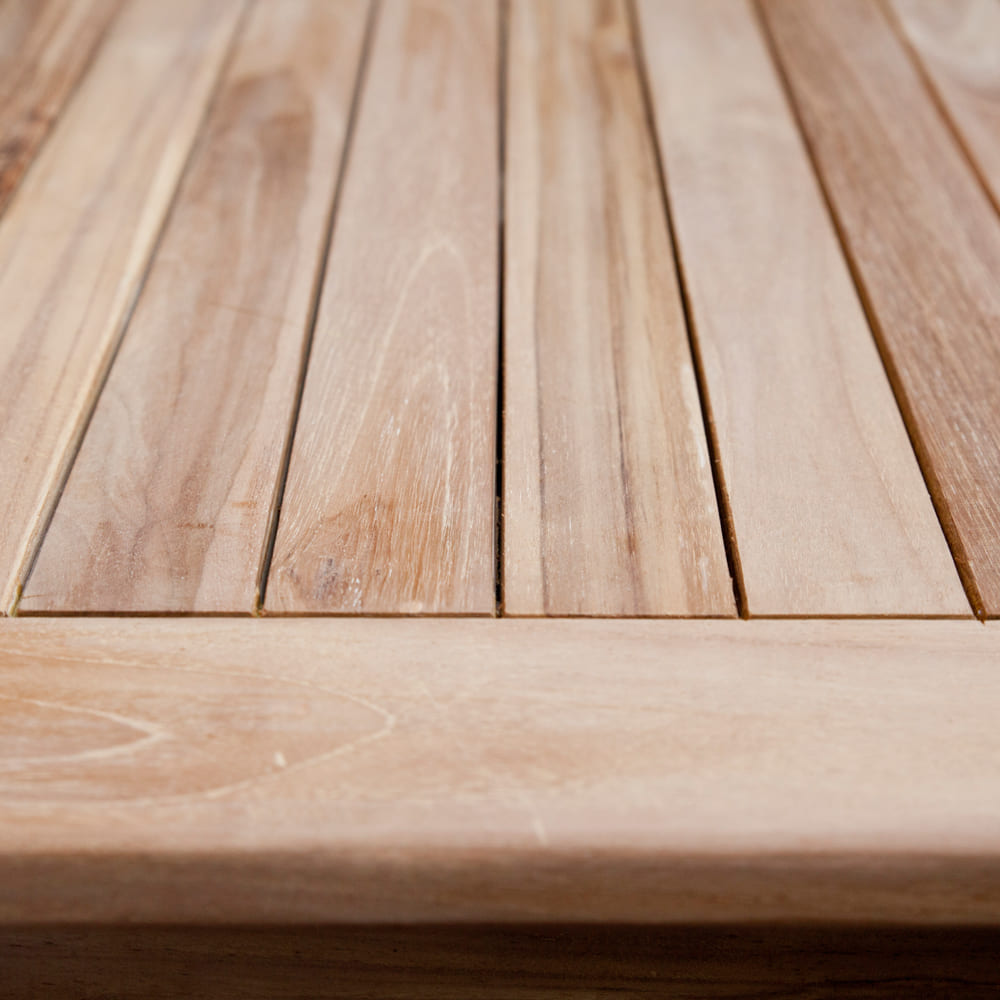 Mesa de jard&iacute;n plegable de madera de teca Azores 50x50cm