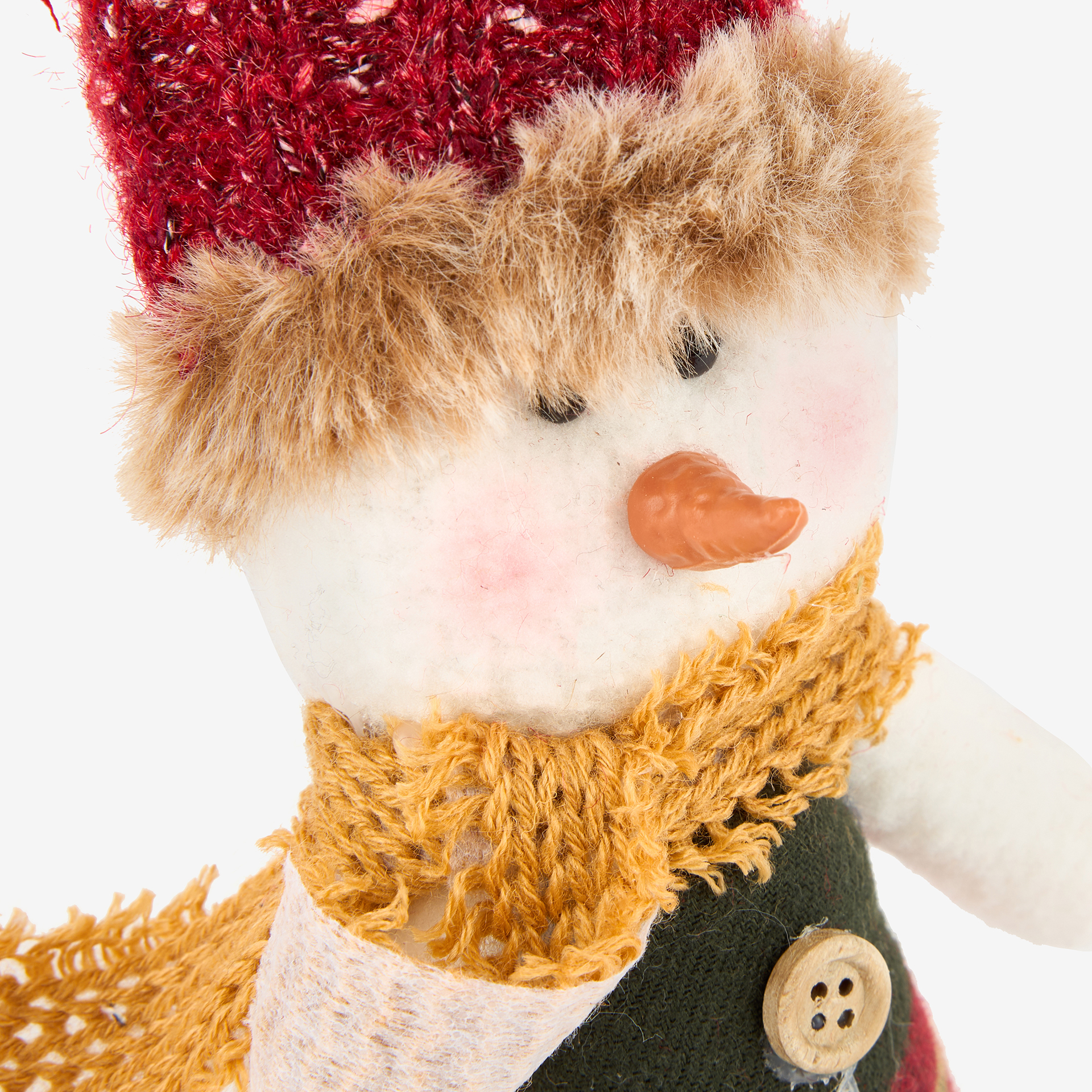 Adorno colgante Mu&ntilde;eco de nieve 20cm