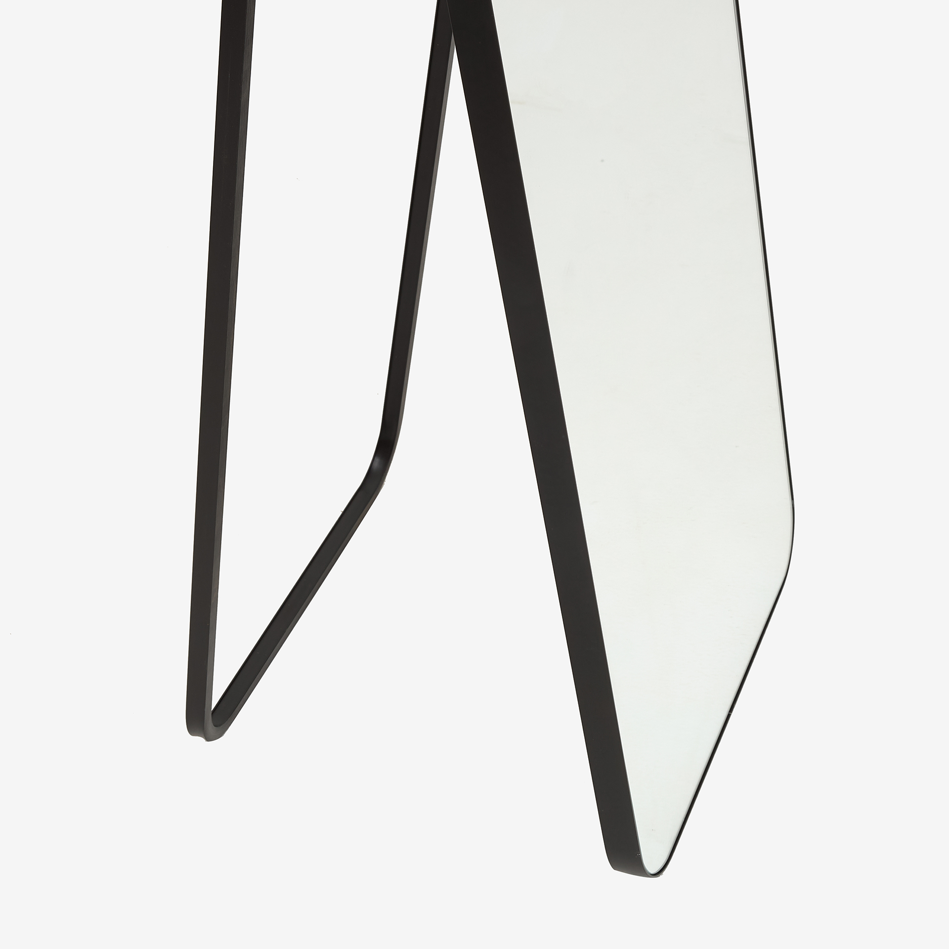 Espejo de pie negro Flame 40x160cm