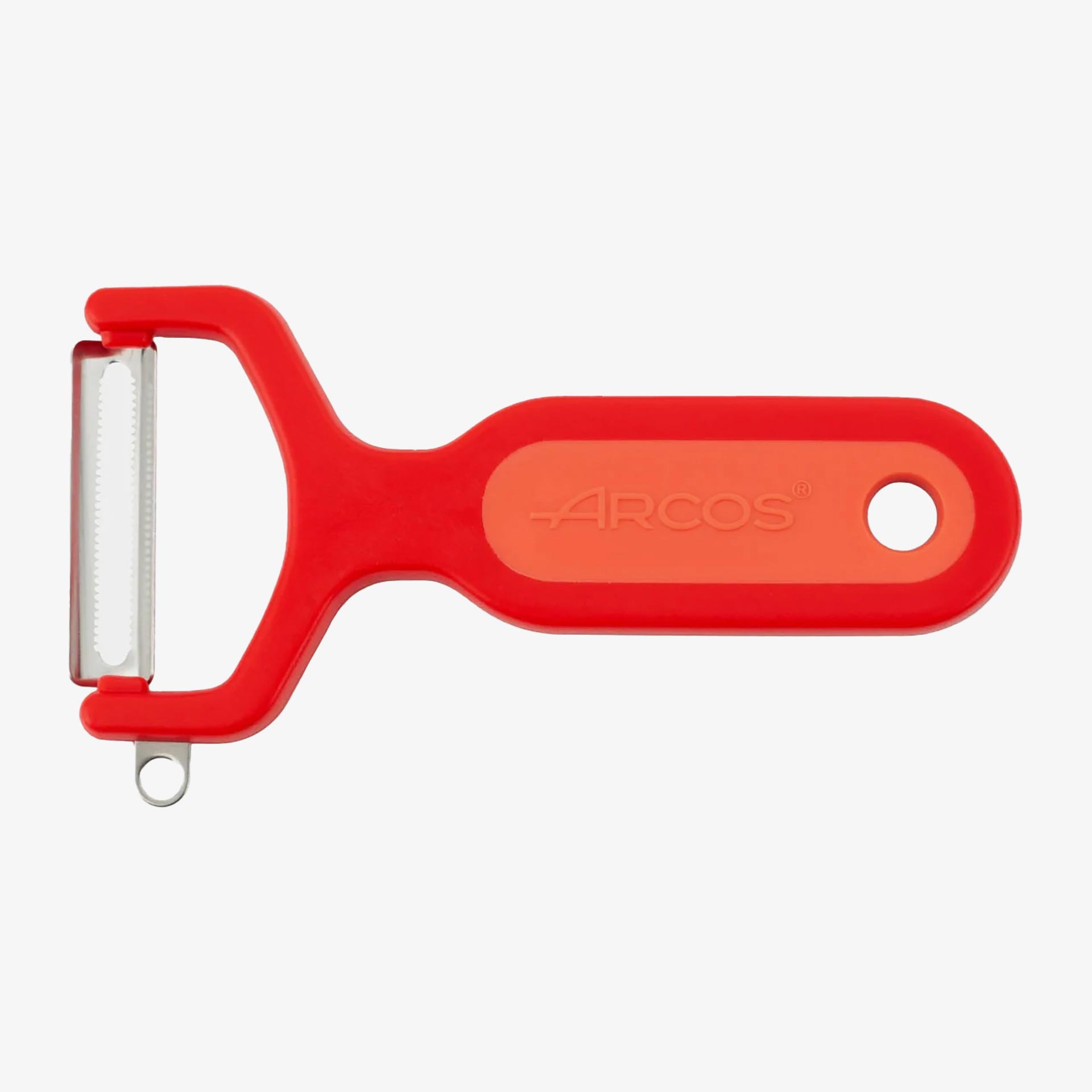 Pelador rojo de filo dentado juliana de acero inoxidable - Arcos
