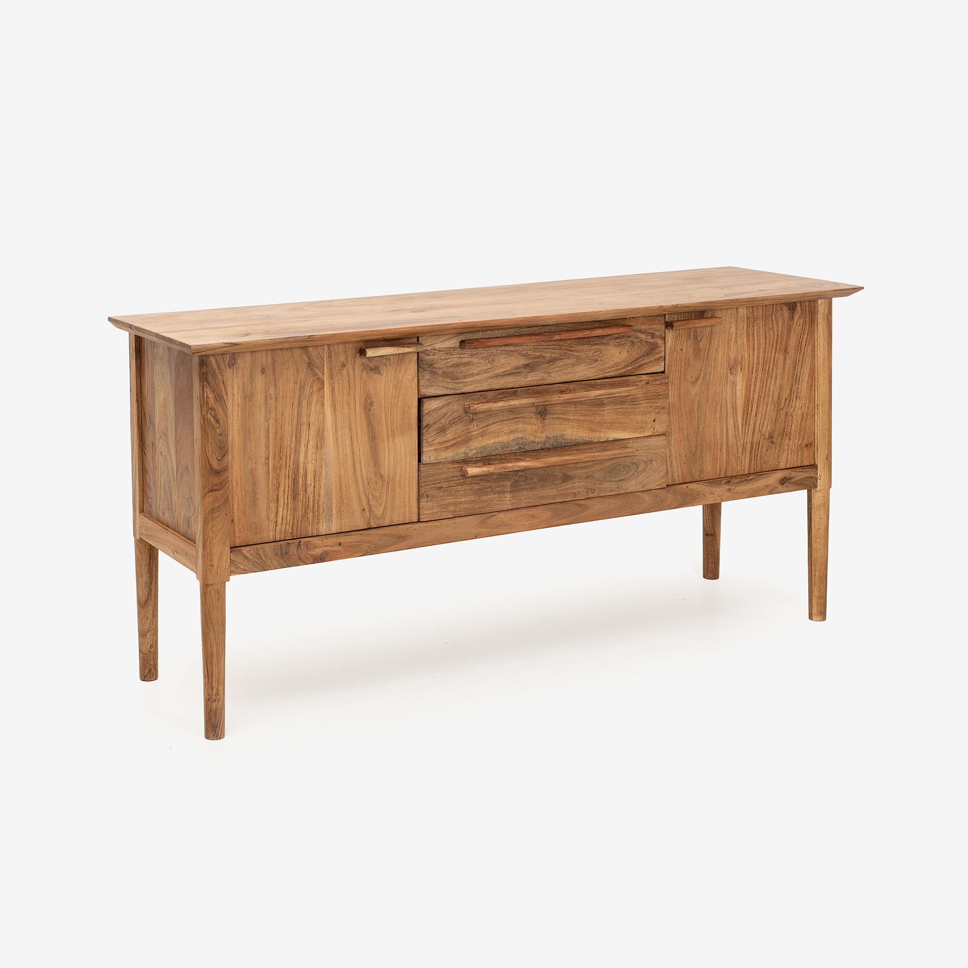 Aparador de madera de acacia Attic 160x45x78cm Clau&Chloe