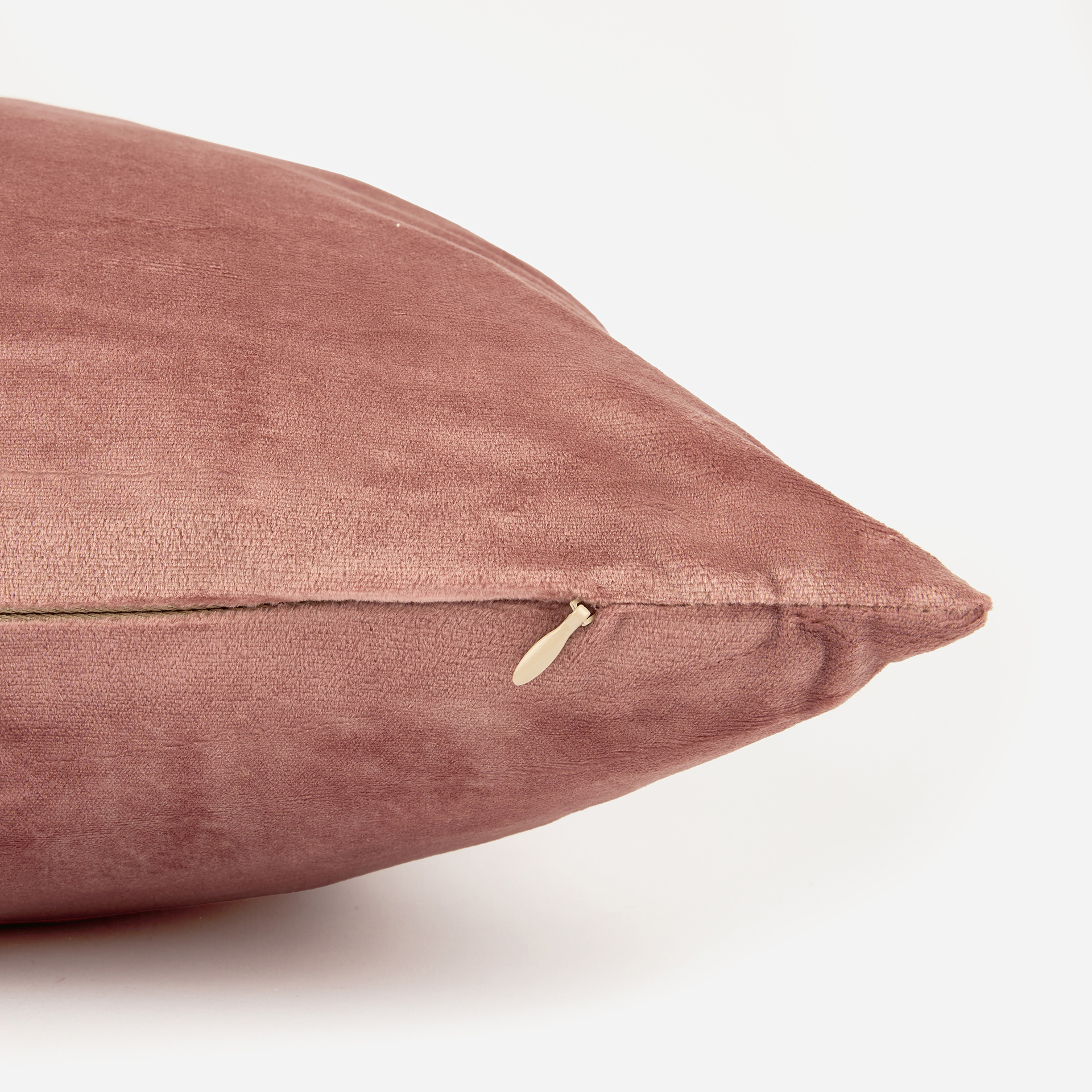 Funda de cojín velvet rosa 30x45cm