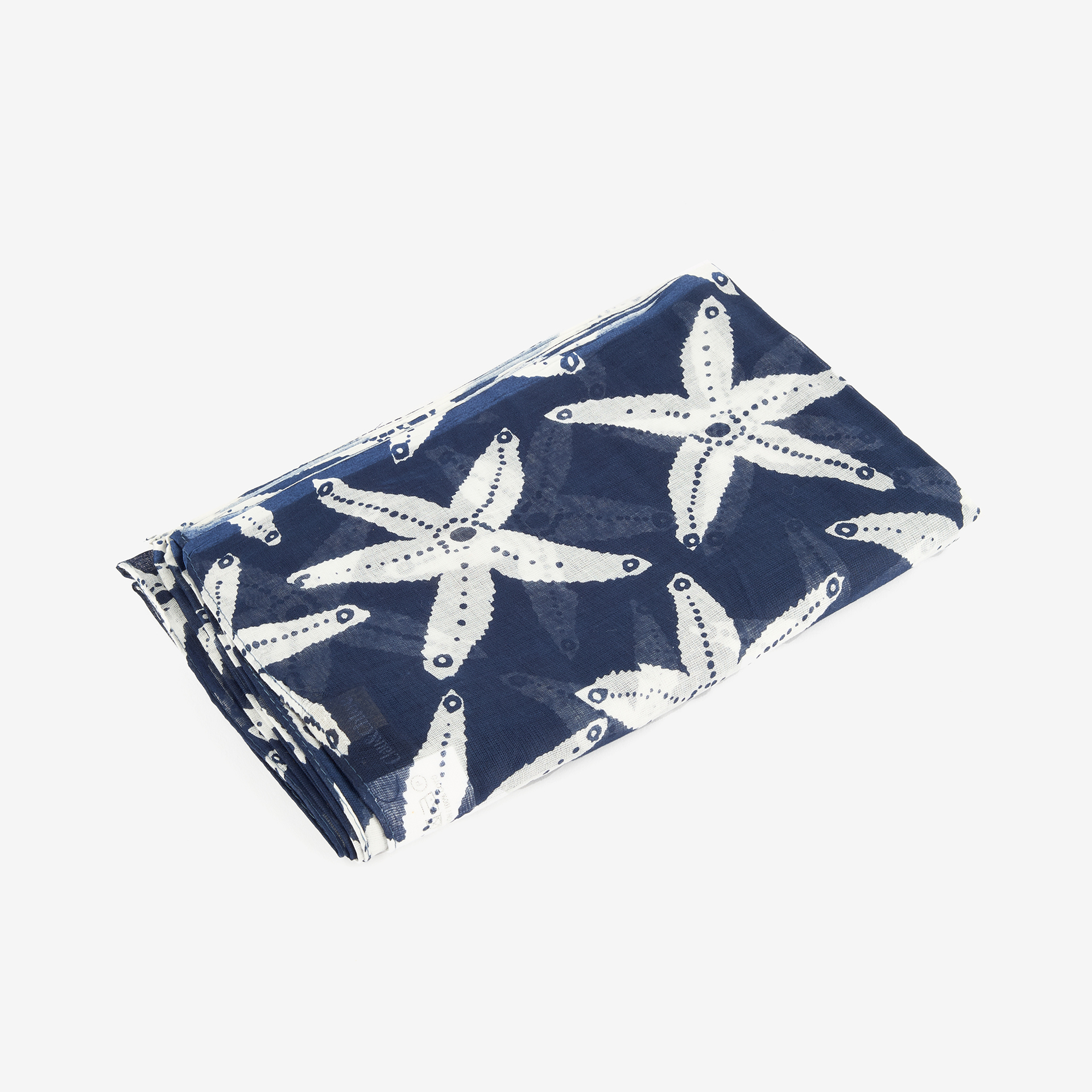 Pareo/fular de algod&oacute;n Starfish 110x180cm Clau&Chloe