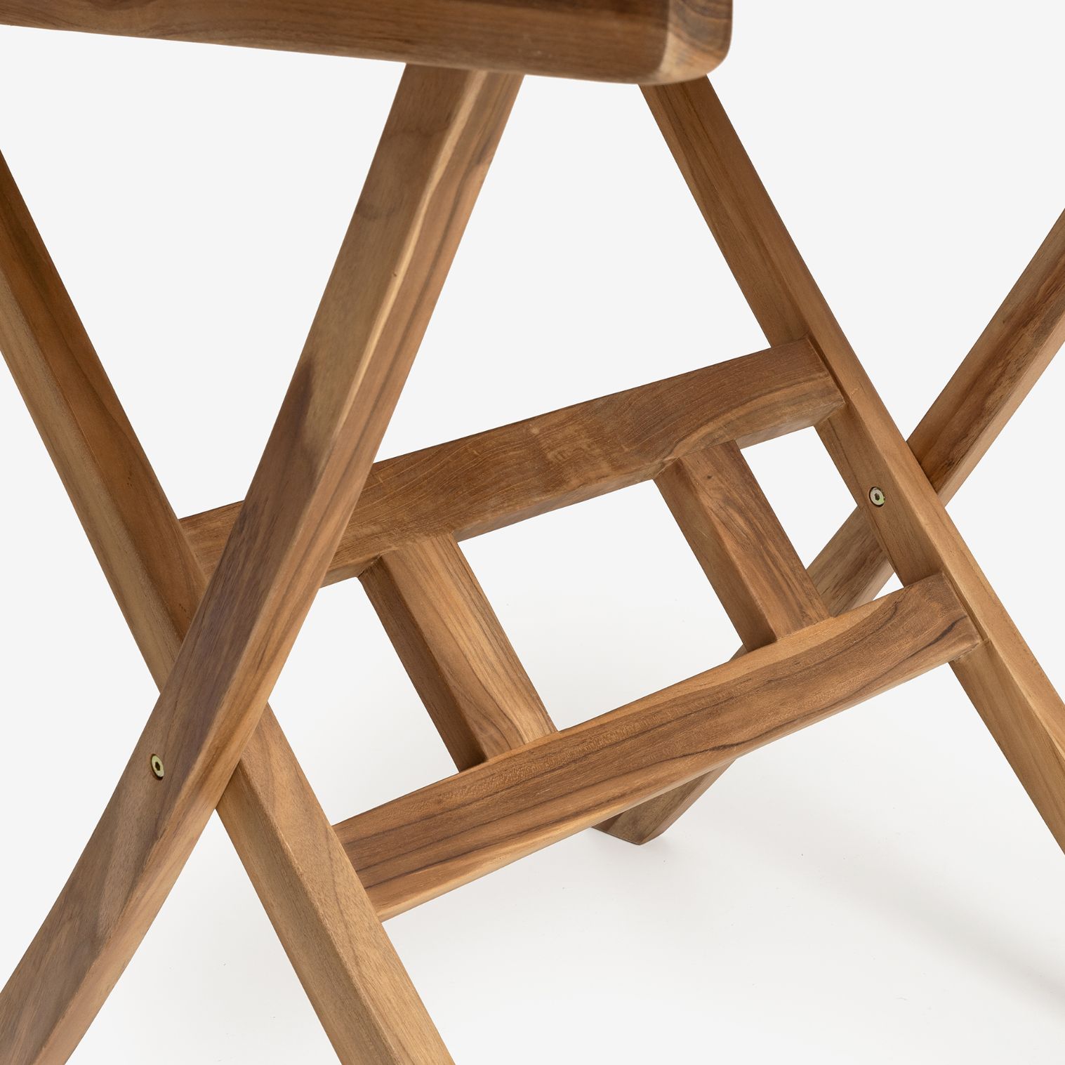 Mesa redonda de madera de teca &Oslash;110x75cm