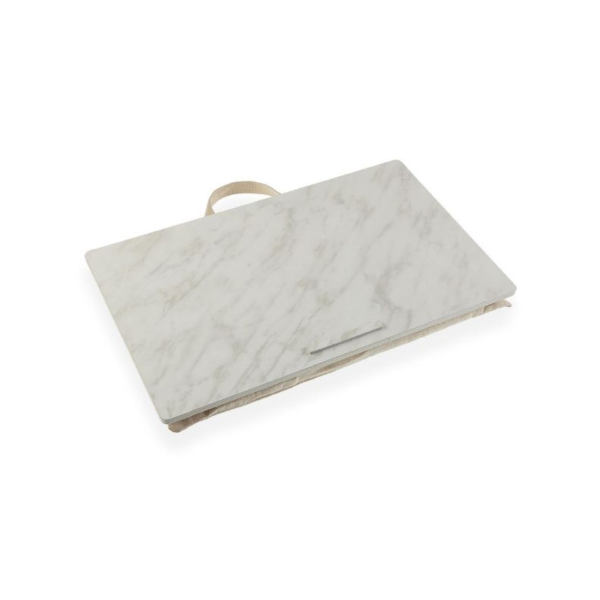 Soporte para portátil con cojín efecto mármol 48x30cm