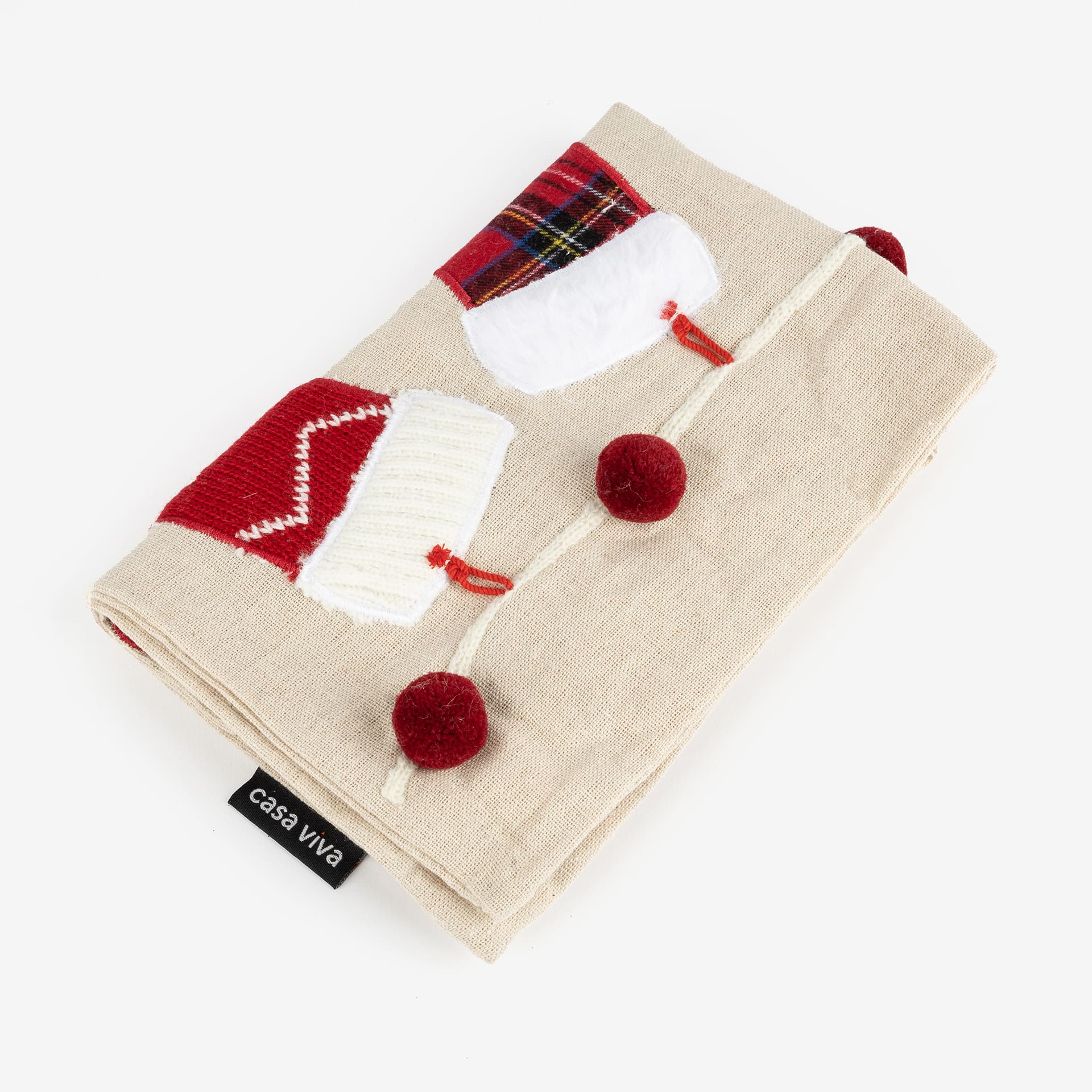 Funda de coj&iacute;n con calcetines 30x45cm