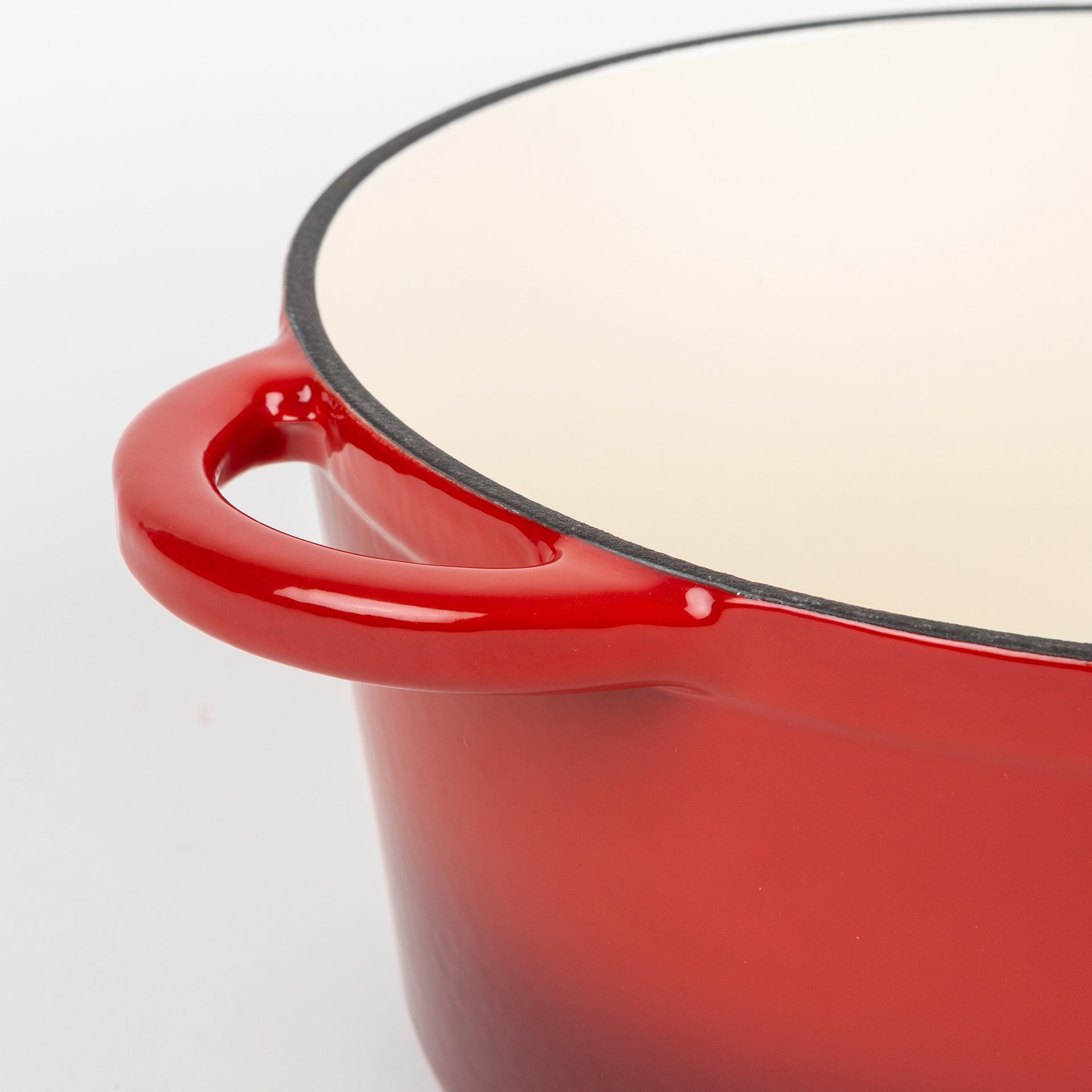 Olla roja de hierro fundido esmaltado Rauta &Oslash;24x11,5cm