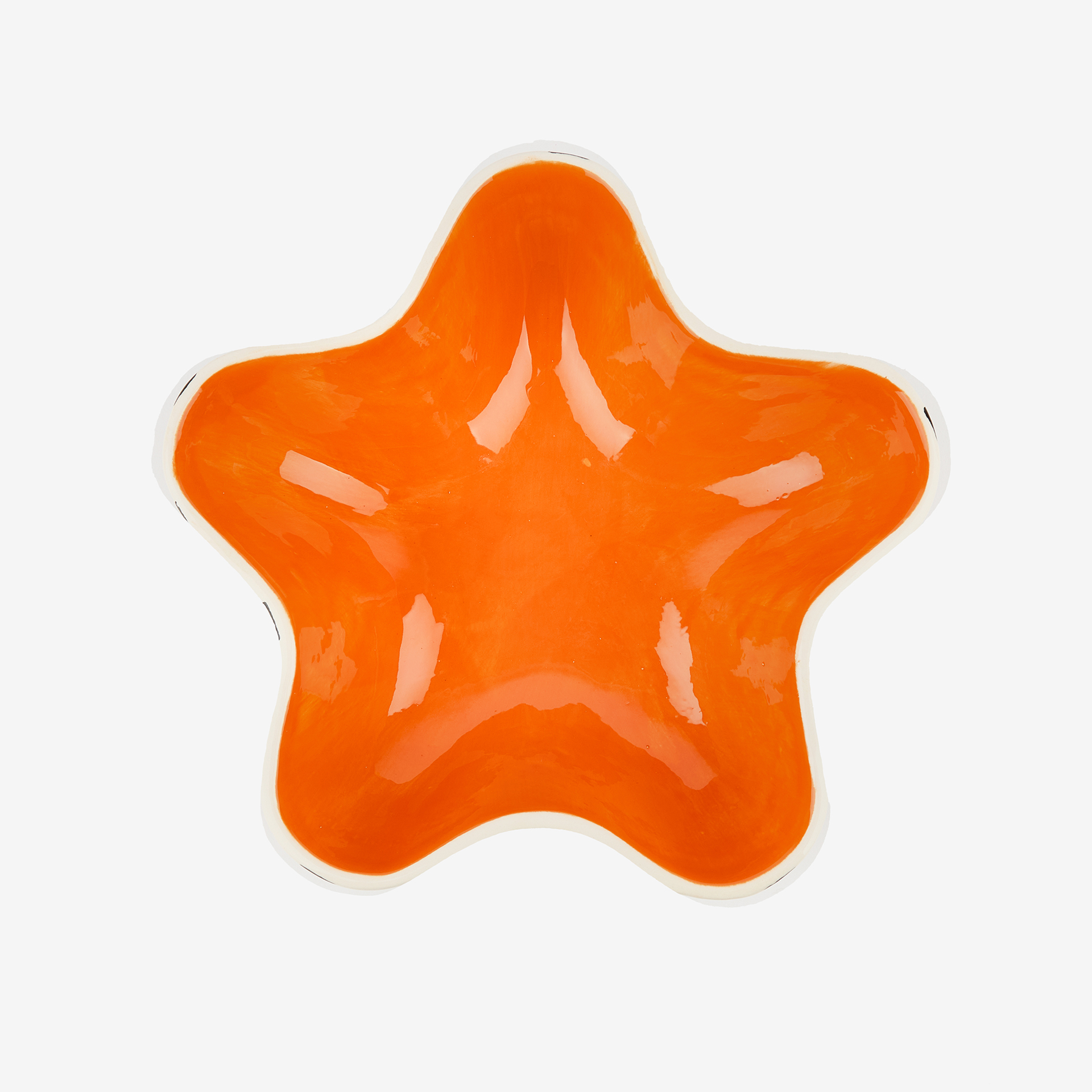 Centro de mesa de cerámica rayas Gadiel