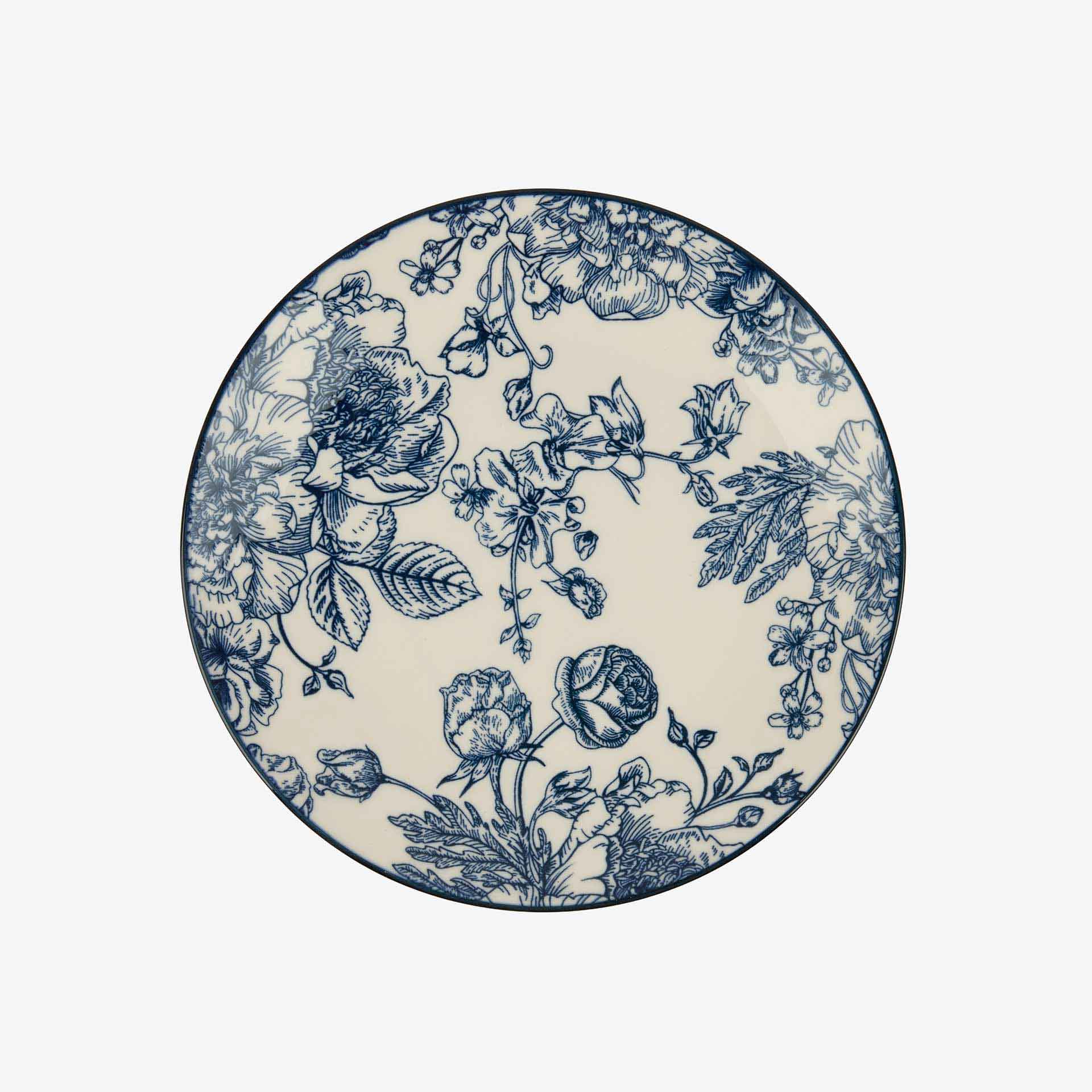 Vajillas de porcelana de 18pzas azul Give