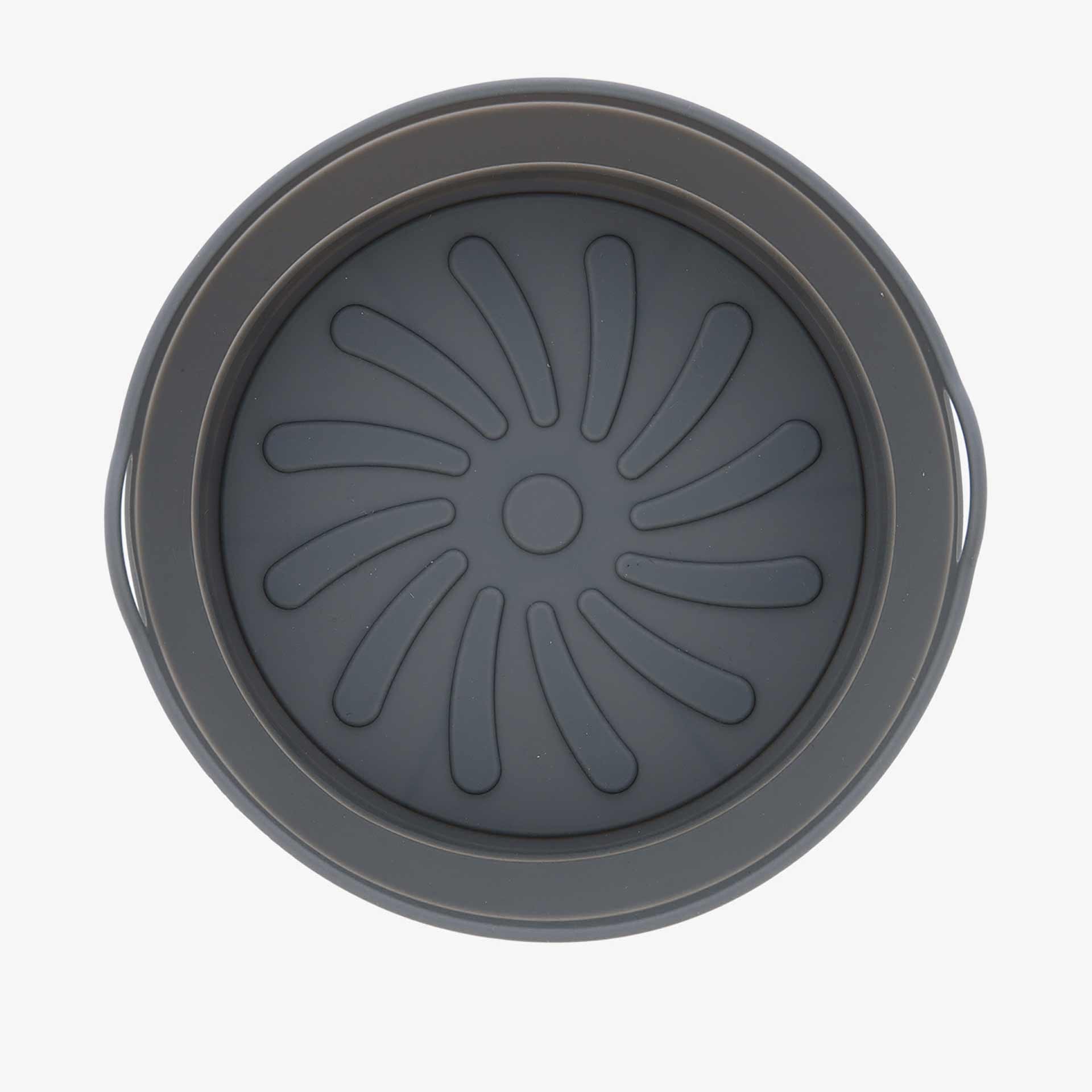 Cesta de silicona plegable redonda para freidora &Oslash;20x7cm