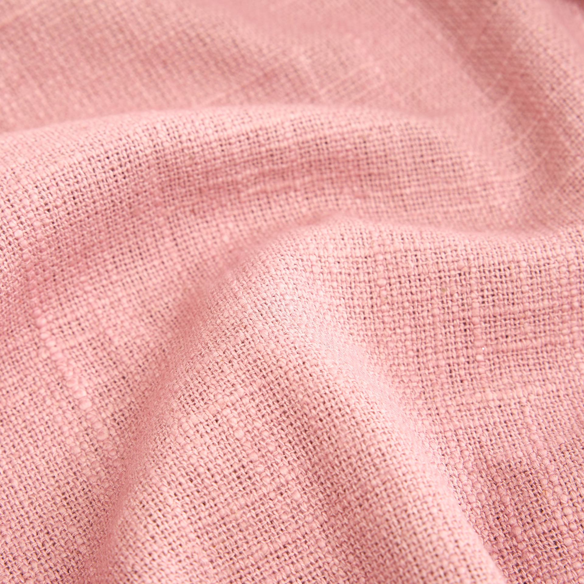 Set de 2 servilletas rosa pespunte lila Arosa 43x43cm