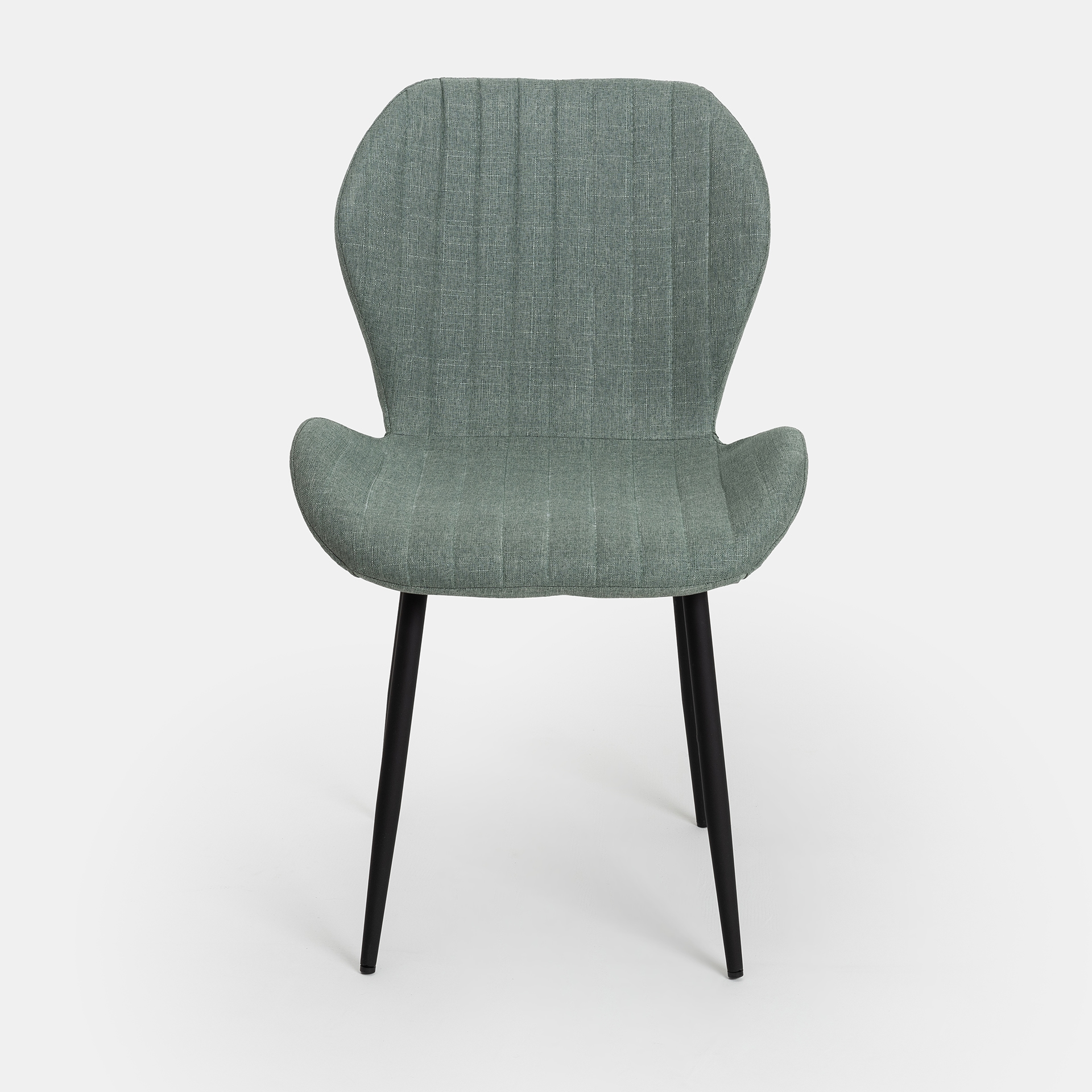 Silla de comedor verde Lydia 54x50x86cm Clau&Chloe