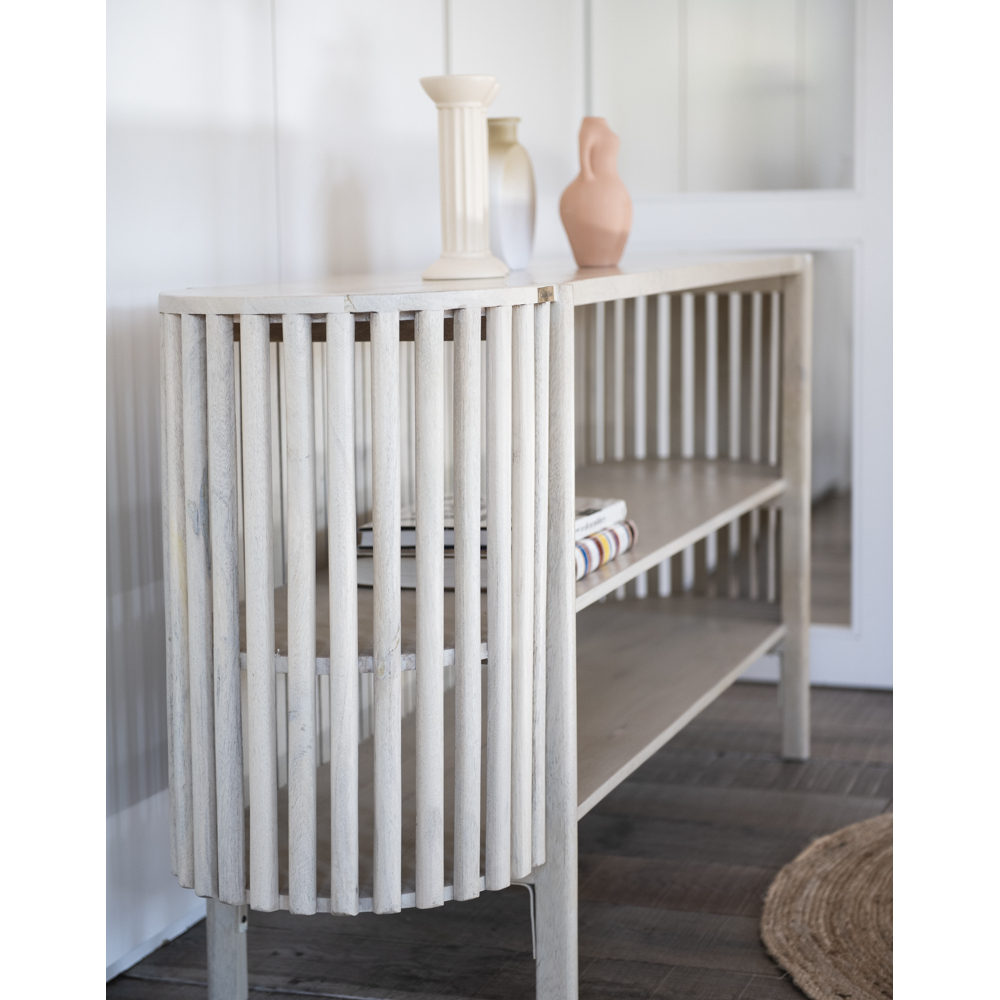 Aparador de madera de mango Paris 180x40x80cm Clau&Chloe