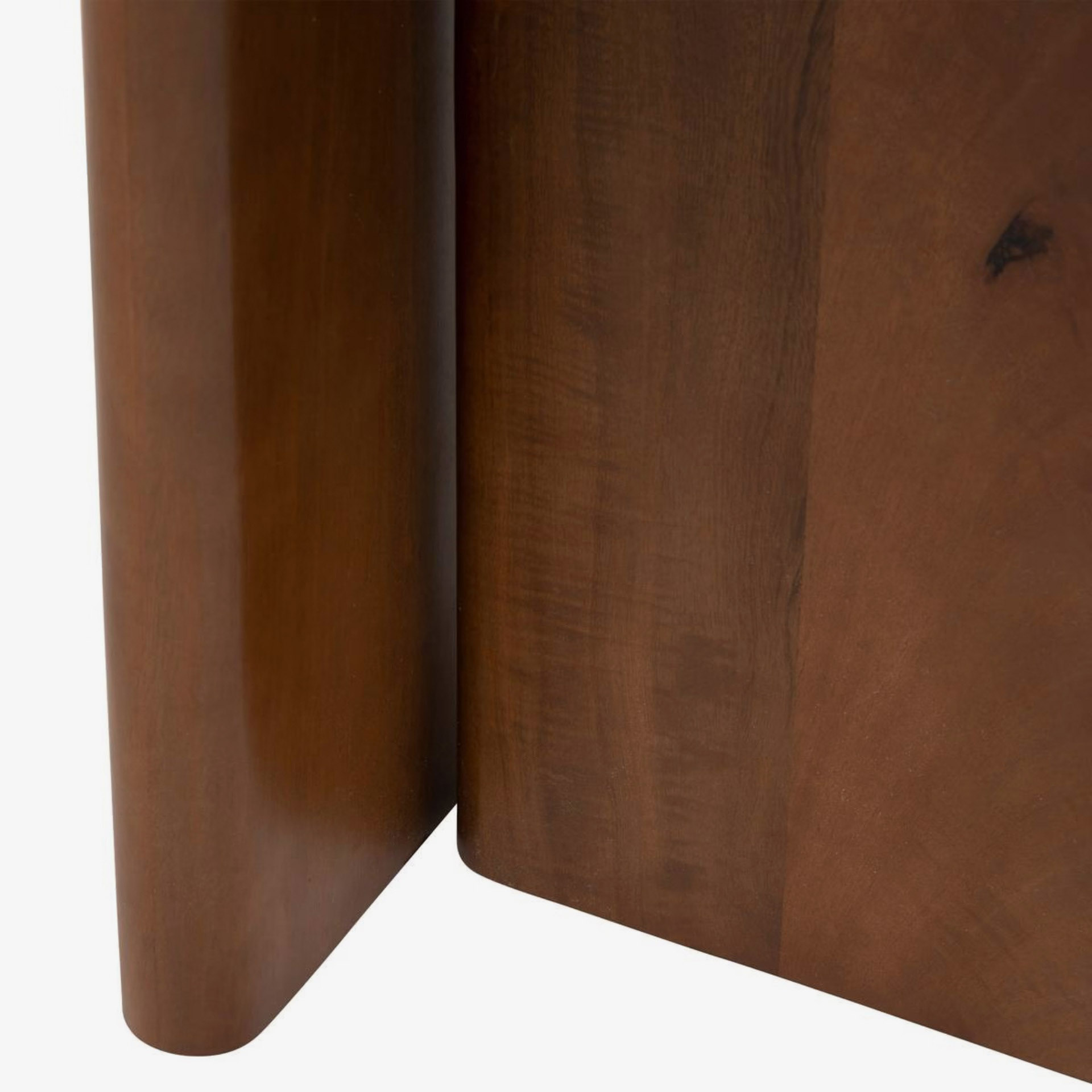 Mesa auxiliar de madera y m&aacute;rmol Ciran &Oslash;51cm 