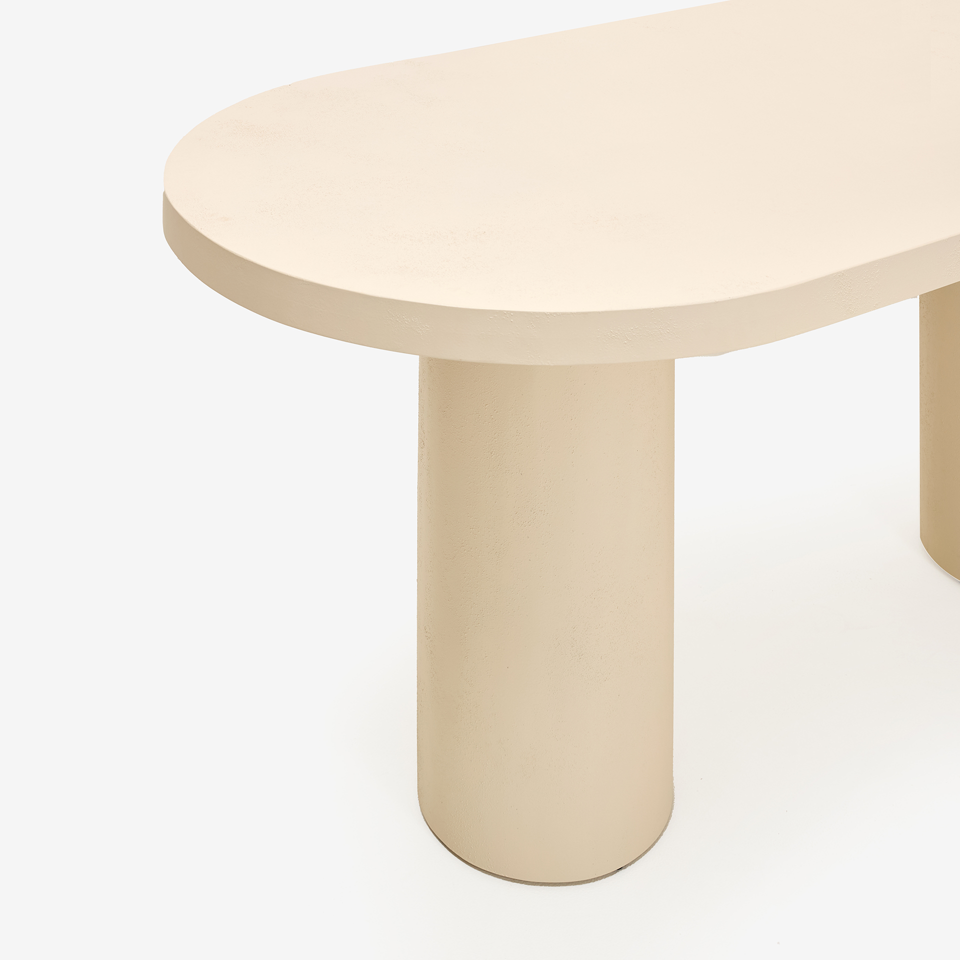 Mesa de comedor de microcemento Kurli 180x90x76cm Clau&Chloe