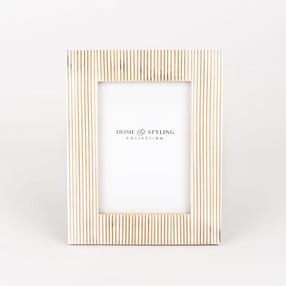 Marco de fotos de madera 2 colores 24x19cm