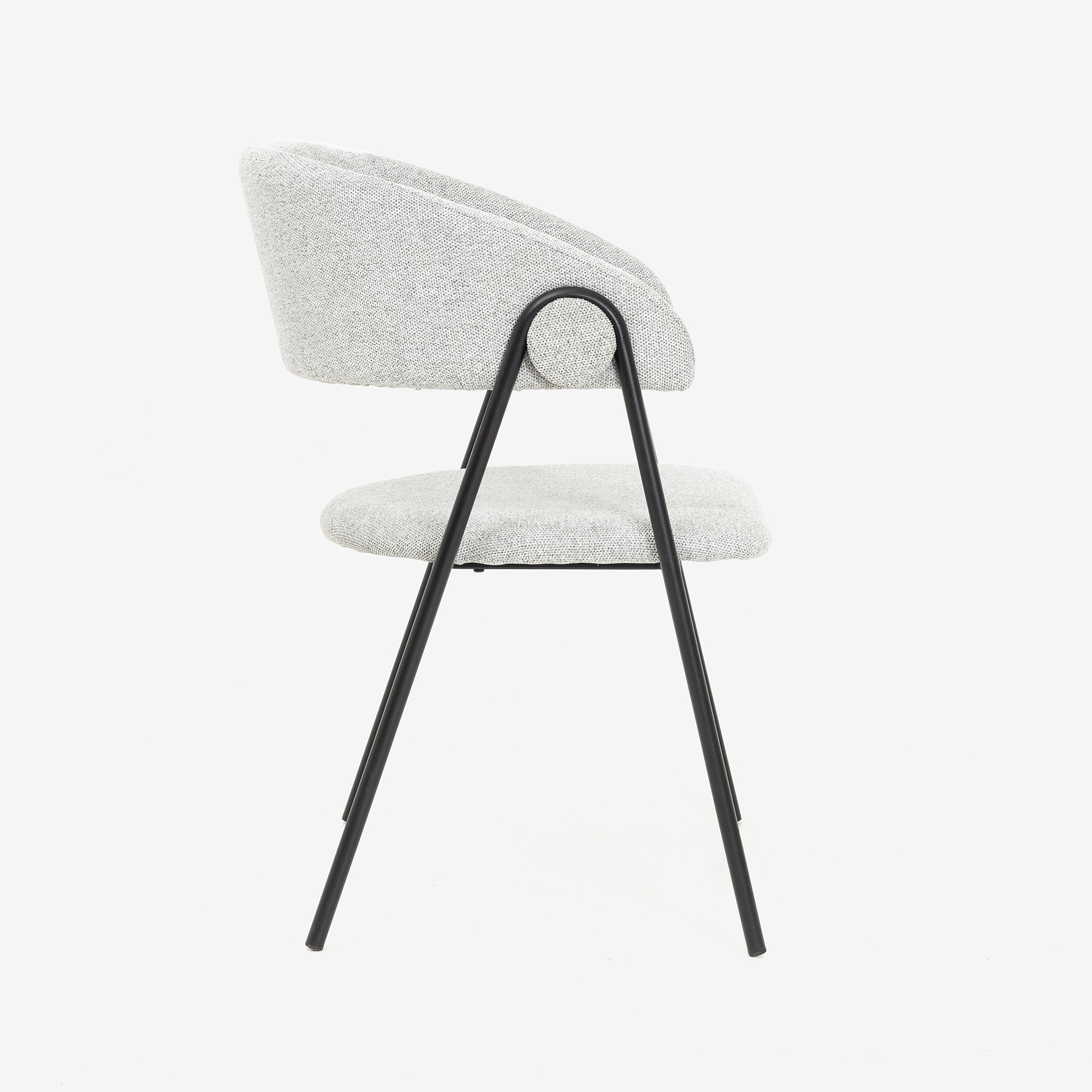 Silla de comedor gris Linda 55x57x82cm Clau&Chloe