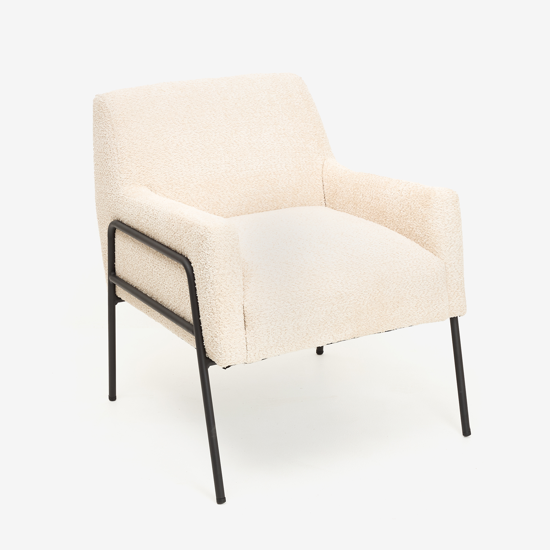 Butaca beige Mysteva 70x78x79cm Clau&Chloe