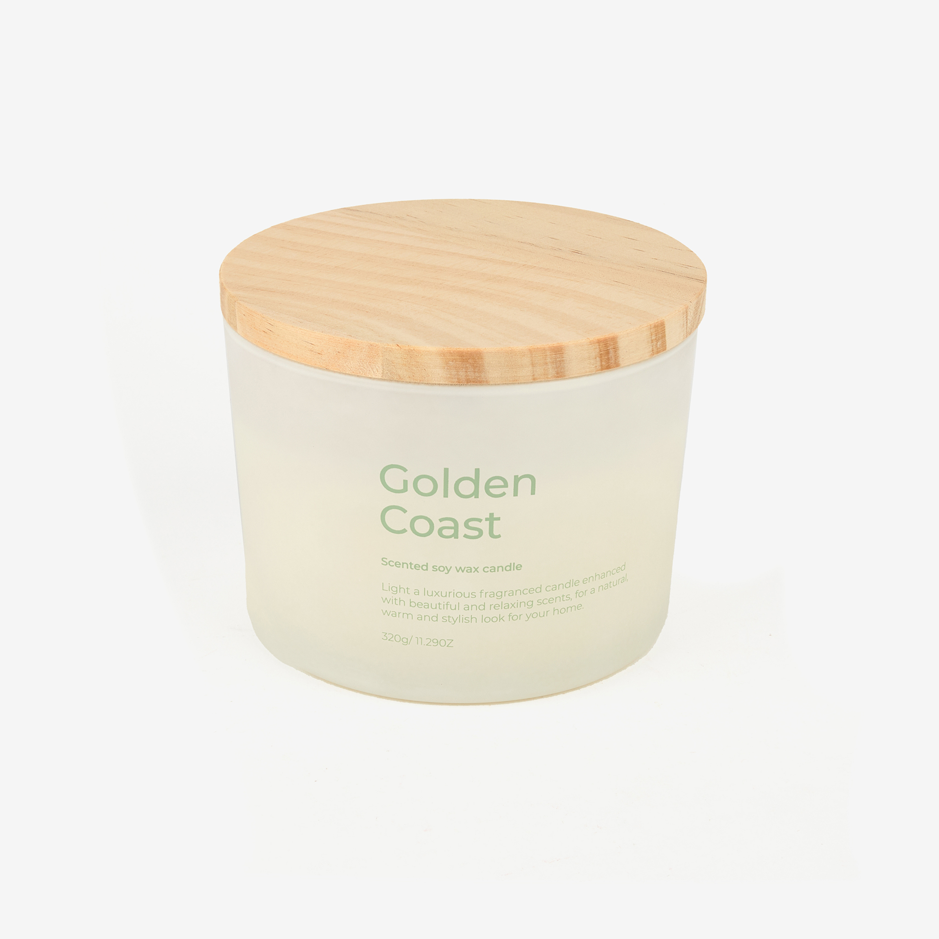 Vela arom&aacute;tica Golden Coast 290g &Oslash;11x9cm